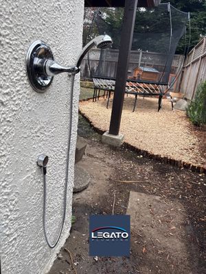 Outdoor Shower installation