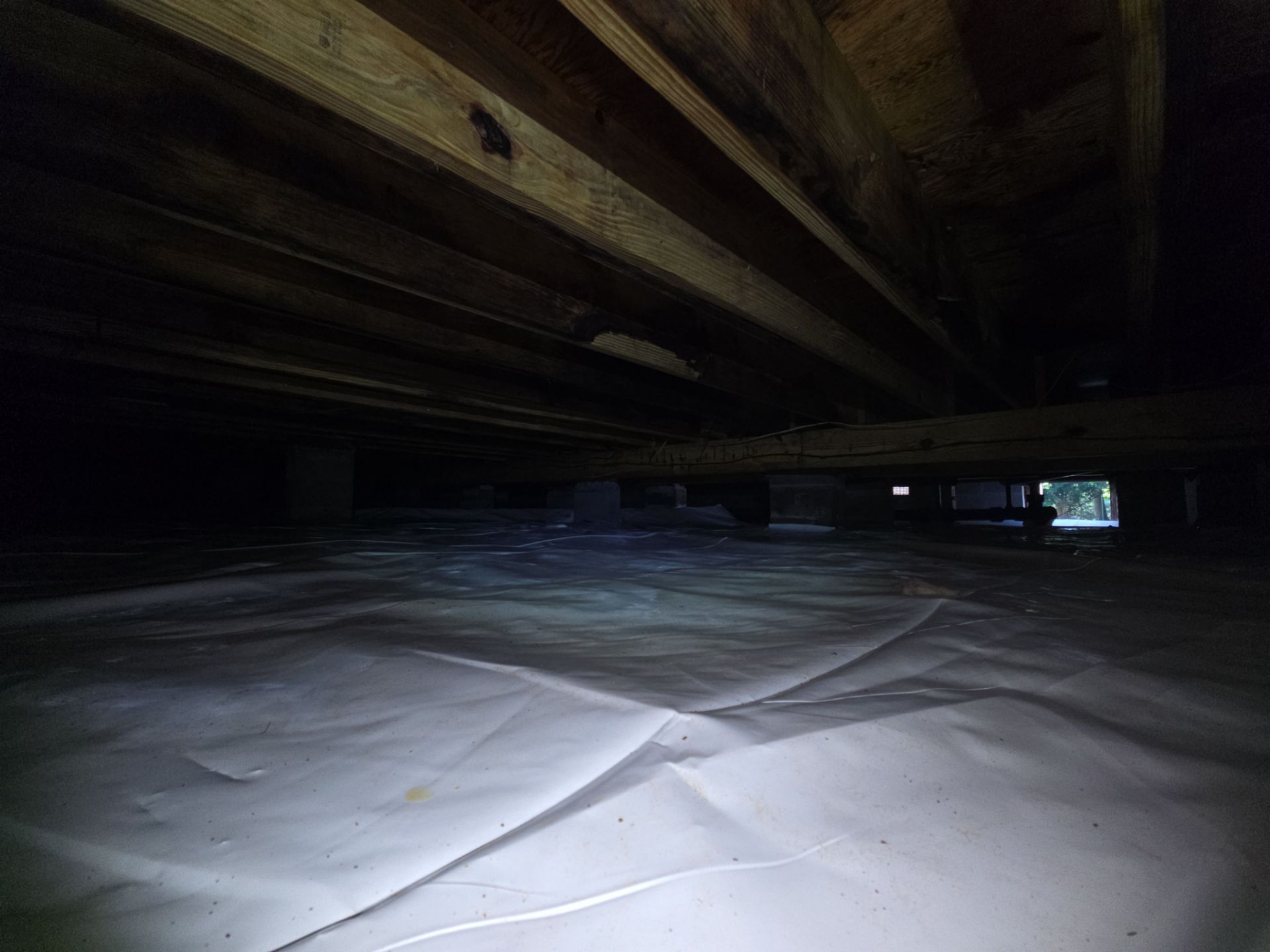 Project in Franklin by Patriot Crawl Space Repairs