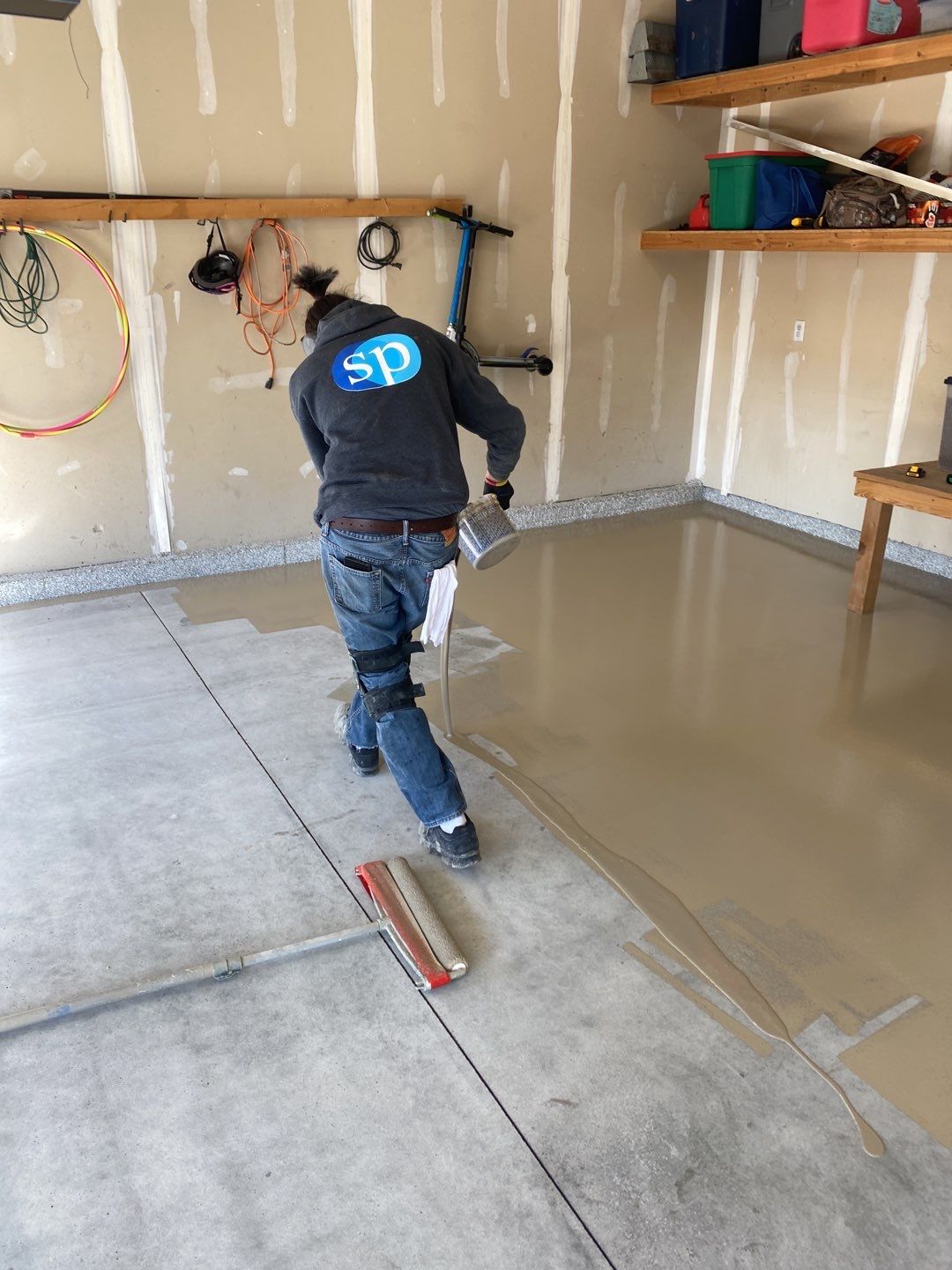 Garage using Mount Everest by Select Painting, Coatings & Garage Cabinets