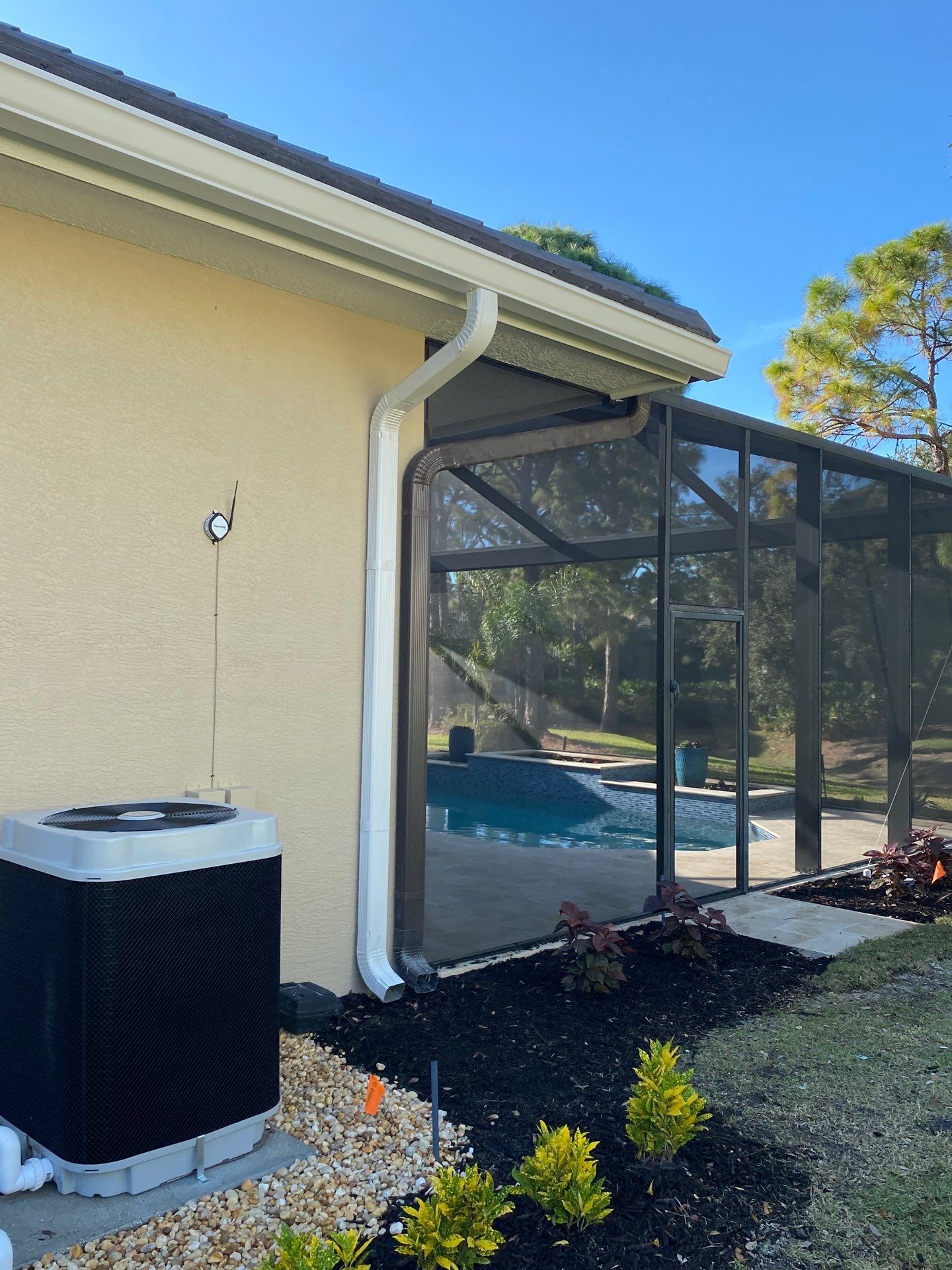 Splash Guard installation in Naples FL by Gutter Professors