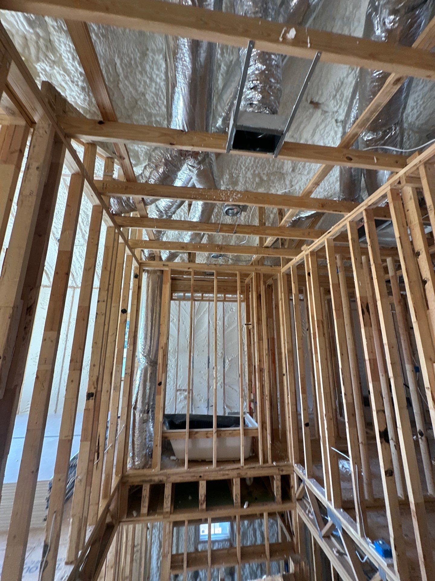 Another beautiful custom home in Dallas fully encapsulated ✔️ by Apex Insulation Solutions