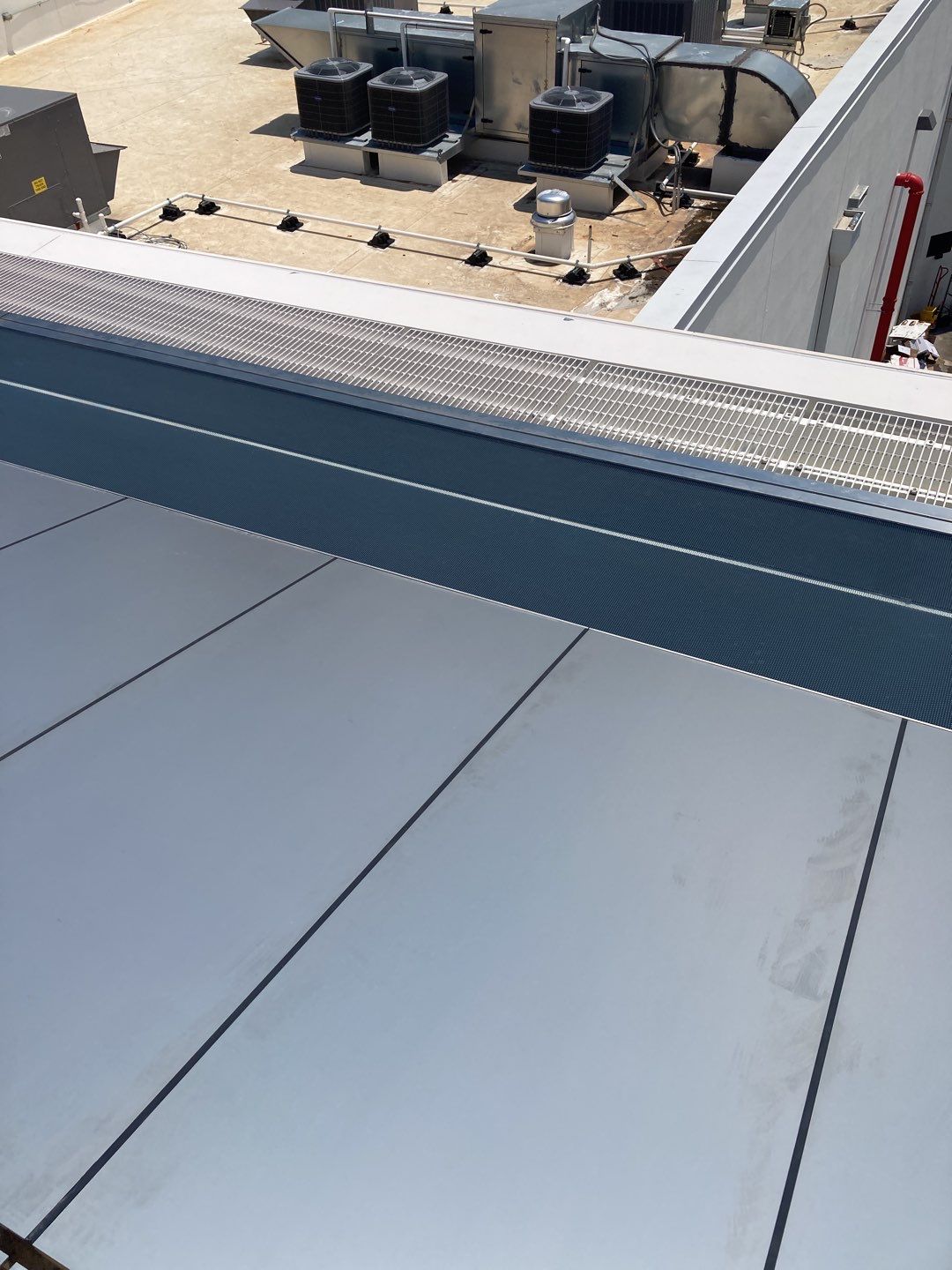 Commercial Flat Roof Installation With TPO Membrane In Kendall by AJF ROOFING INC