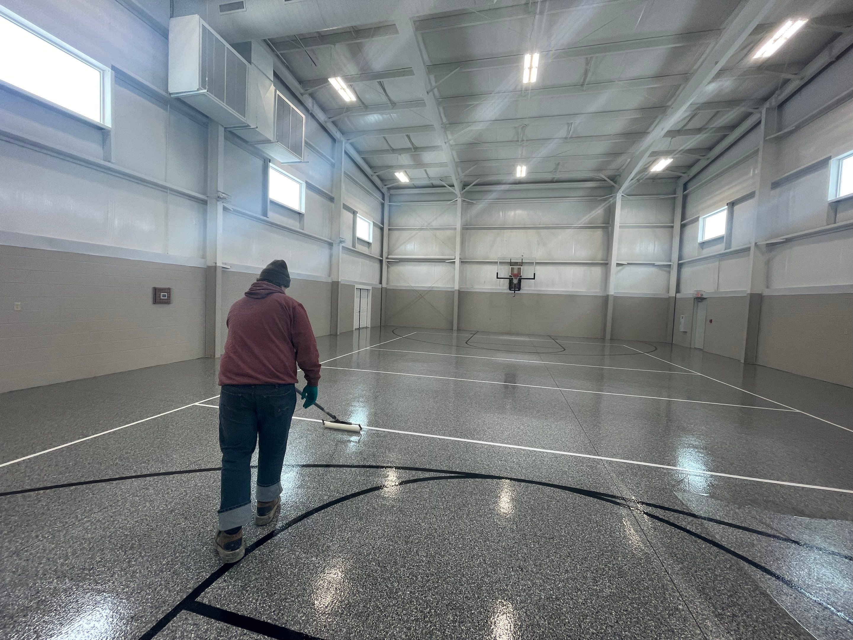 Commerical  using Smoke  by Fantastic Floors by Miller Custom Exteriors 