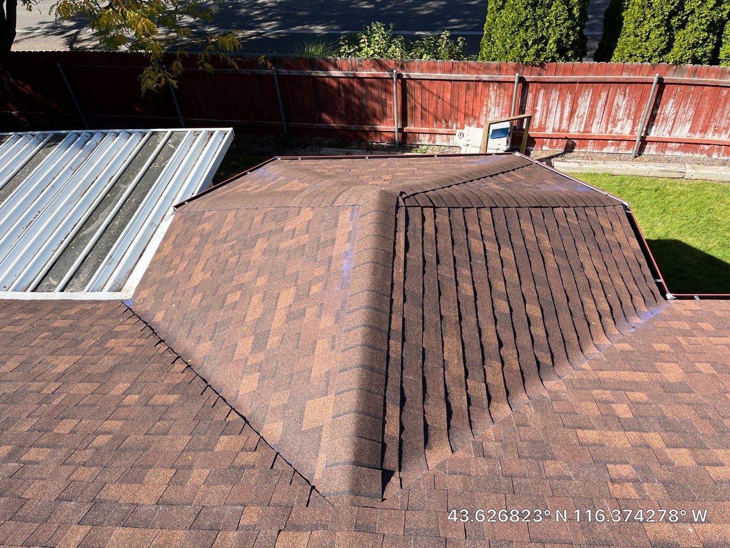 Meridian ID Residential Roofing Installation using Owens Corning by ID Roofing LLC