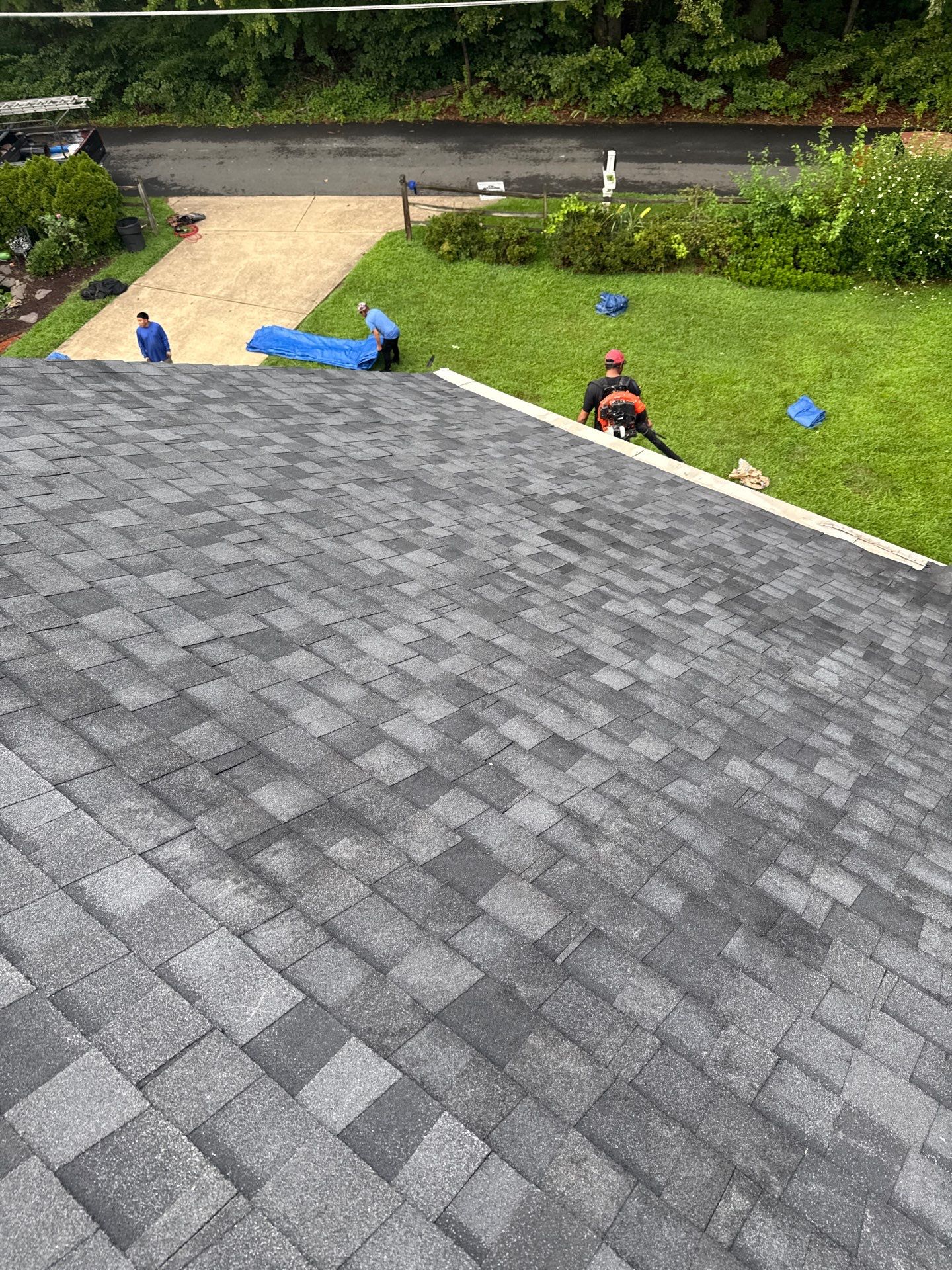 Lorton: Residential Roof with CertainTeed Landmark Pro in Max Def Moire Black by RM Banning, Inc.