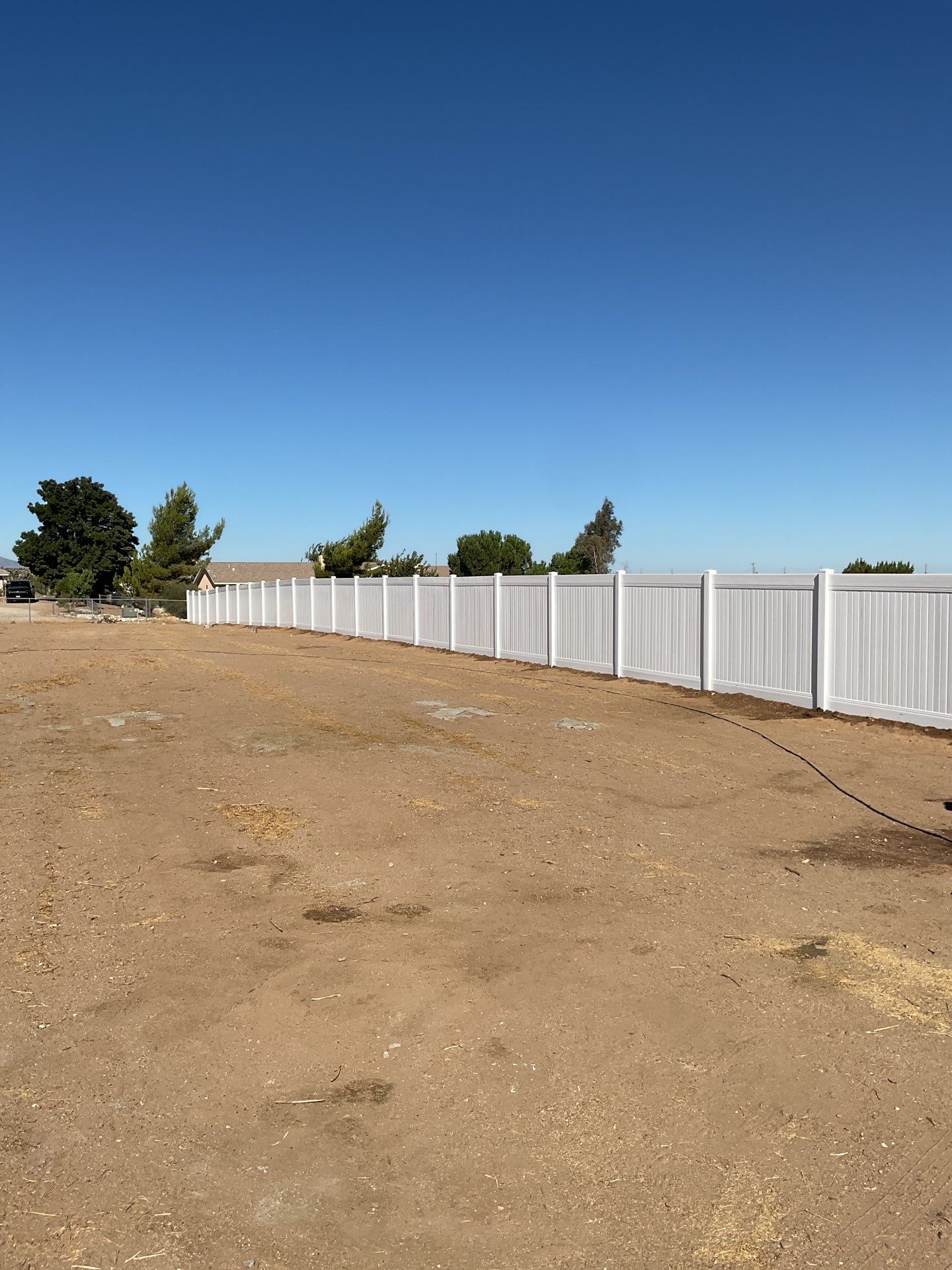 Fence Installation using Vinyl by Fence Guys Inc. 
