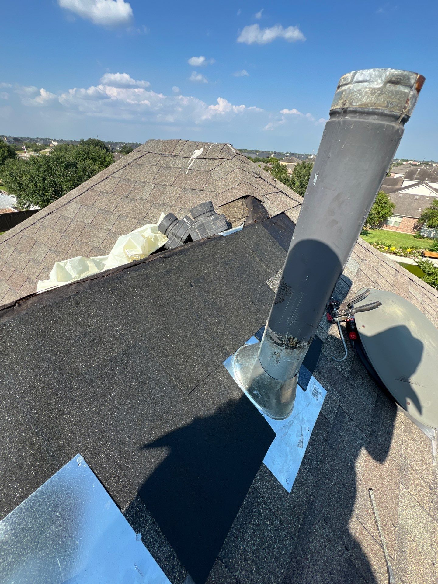 Hail Damage using Owen's Corning Duration (Lifetime) Shingles by Roof Repair Services LLC