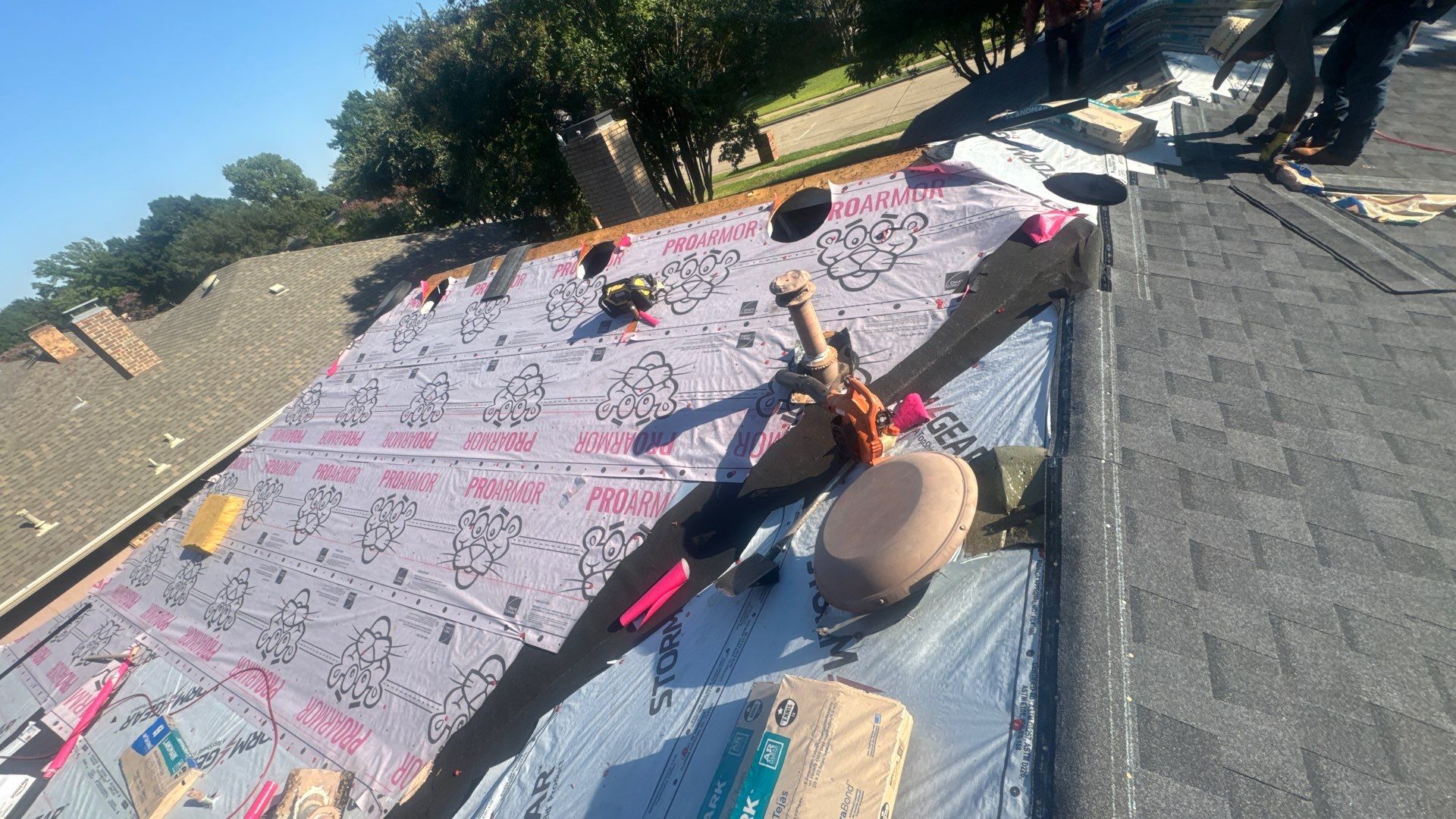 Project in Garland by Rhino Roofing and General Contracting, LLC