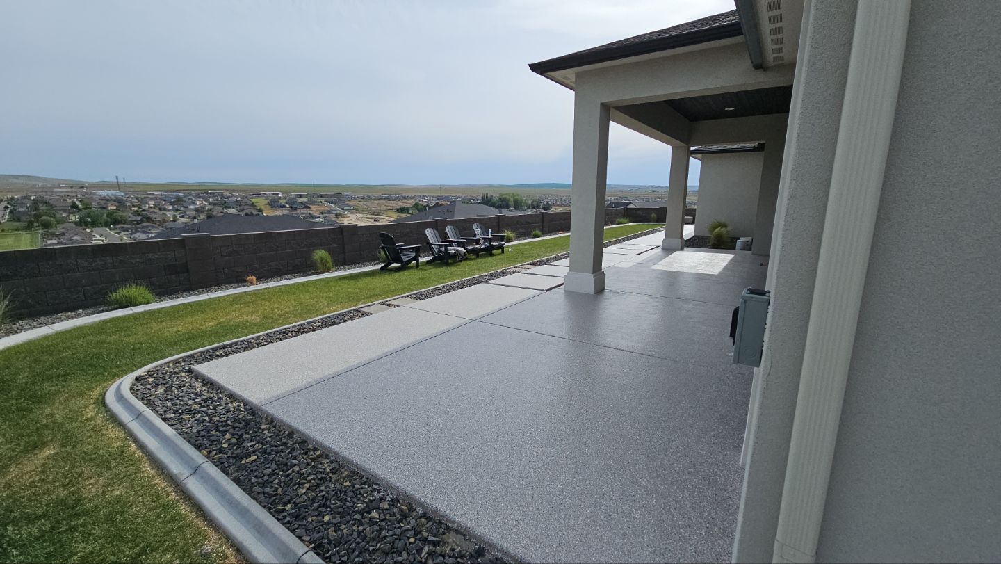 Garage Transformation using Claystone Hybrid by Croc Coatings, LLC