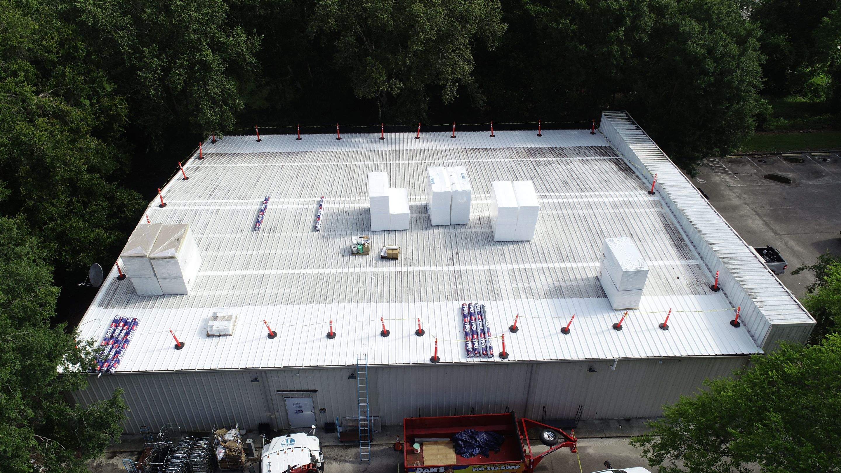 Commercial Recovery TPO Roof by First Due Roofing
