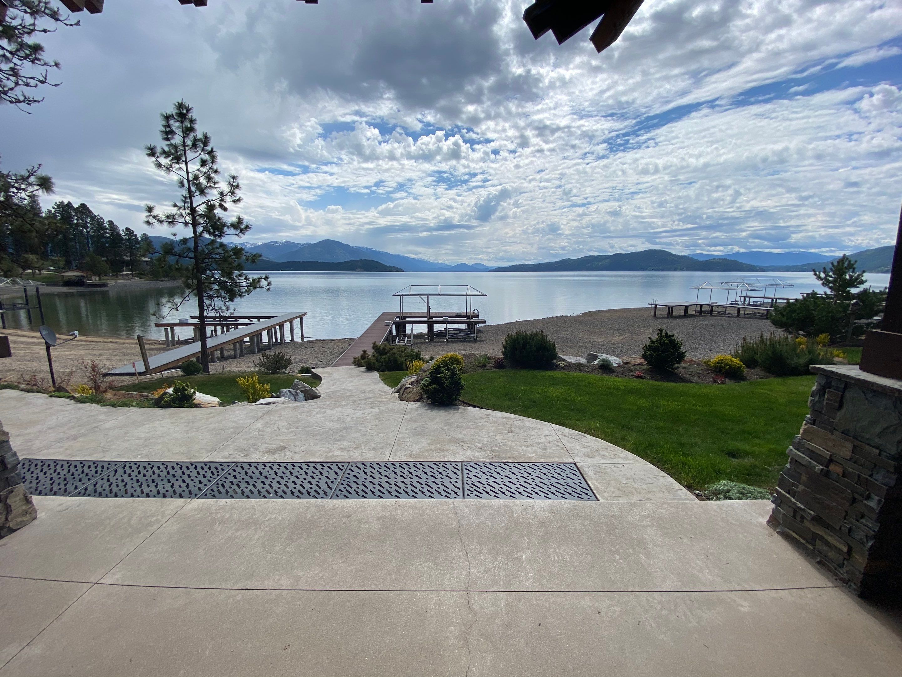 Patio and Walkway using Pecan and the Penntek Evolution Flooring System by Croc Coatings, LLC