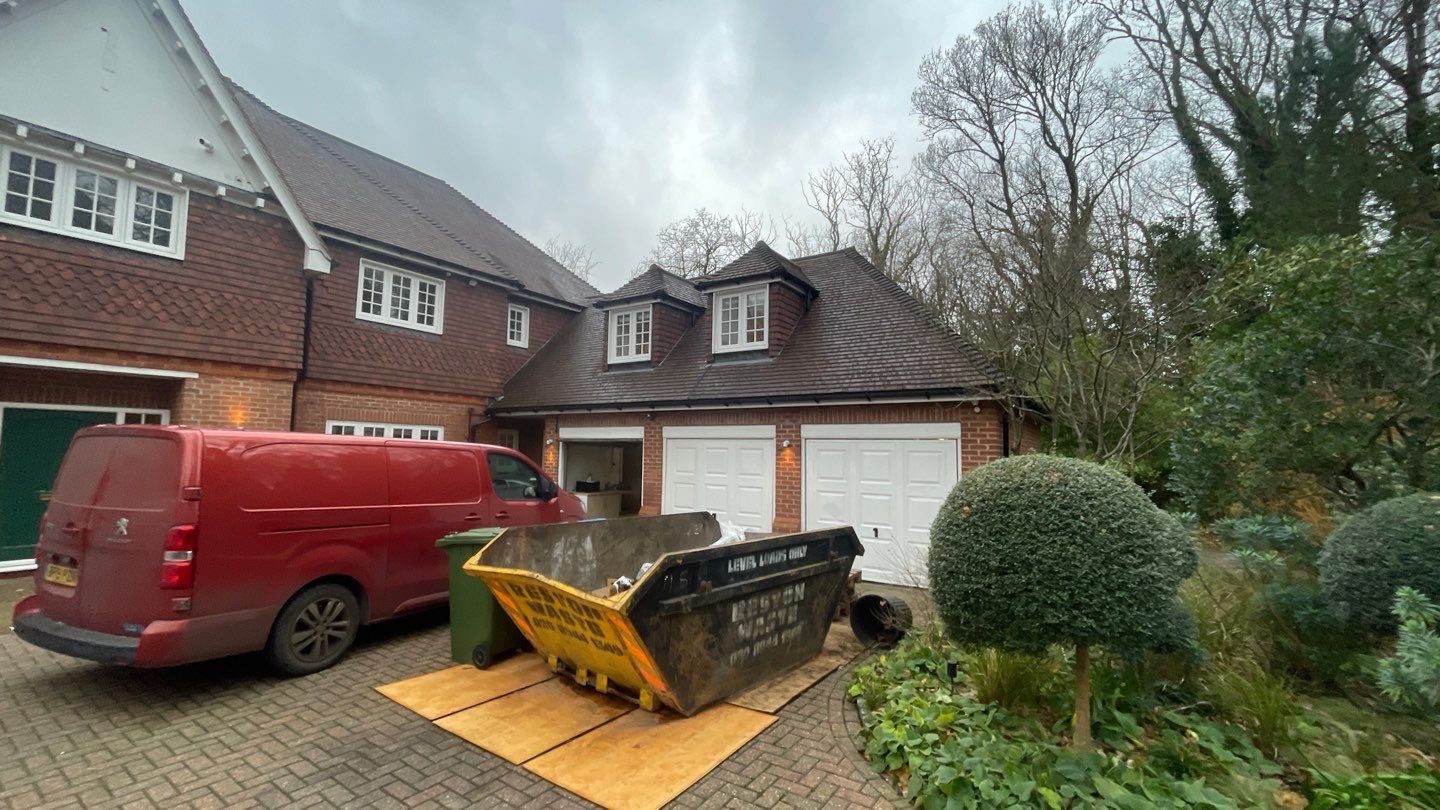 Roof Cleaning and Biocide Treatment using Honda 15lpm Low Pressure Washing Machine by Ges Exterior Cleaning ltd