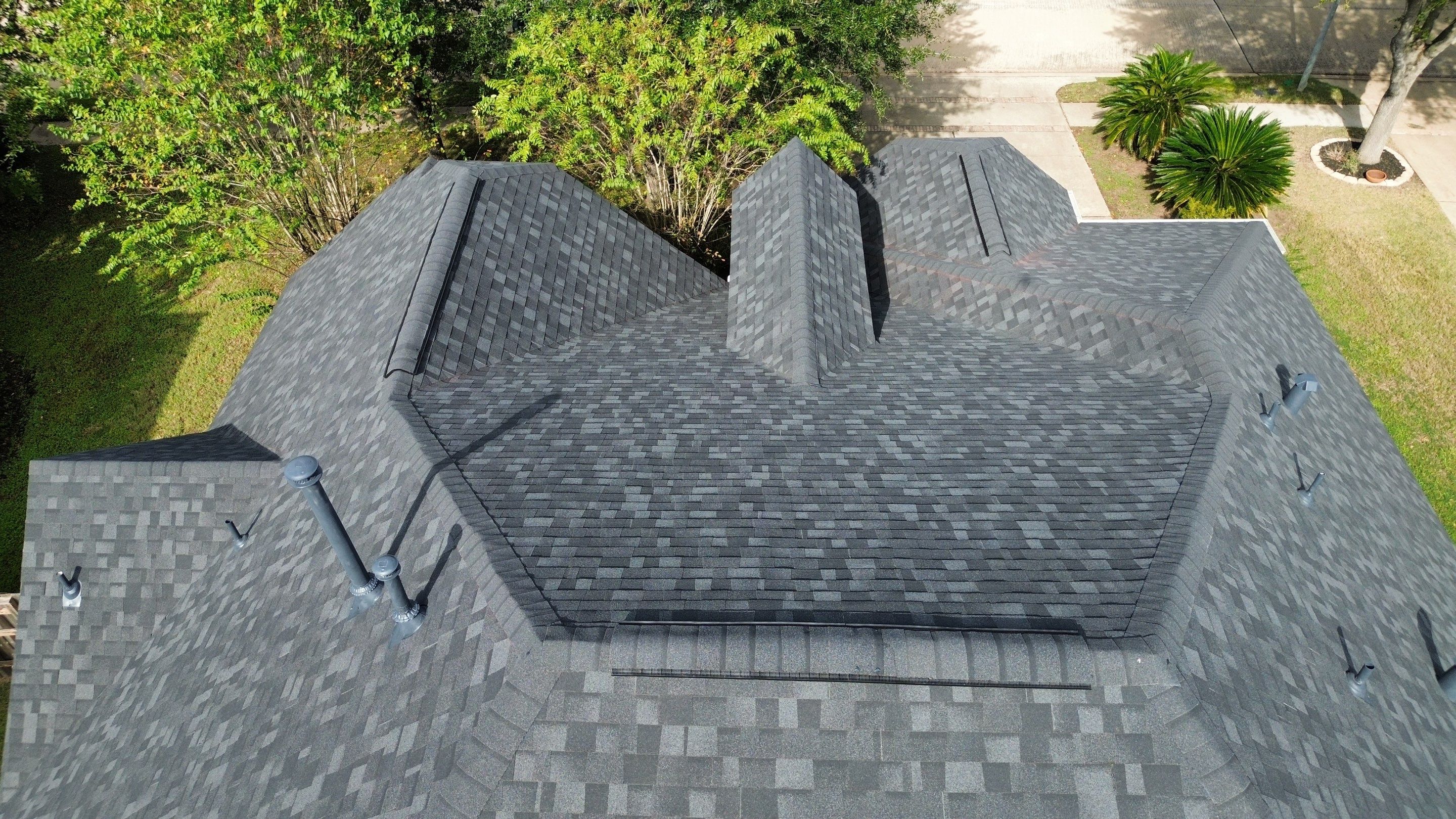 Sugar Land Residential Roof Replacement and Interior Ceiling Repair by Houston Roofing & Construction