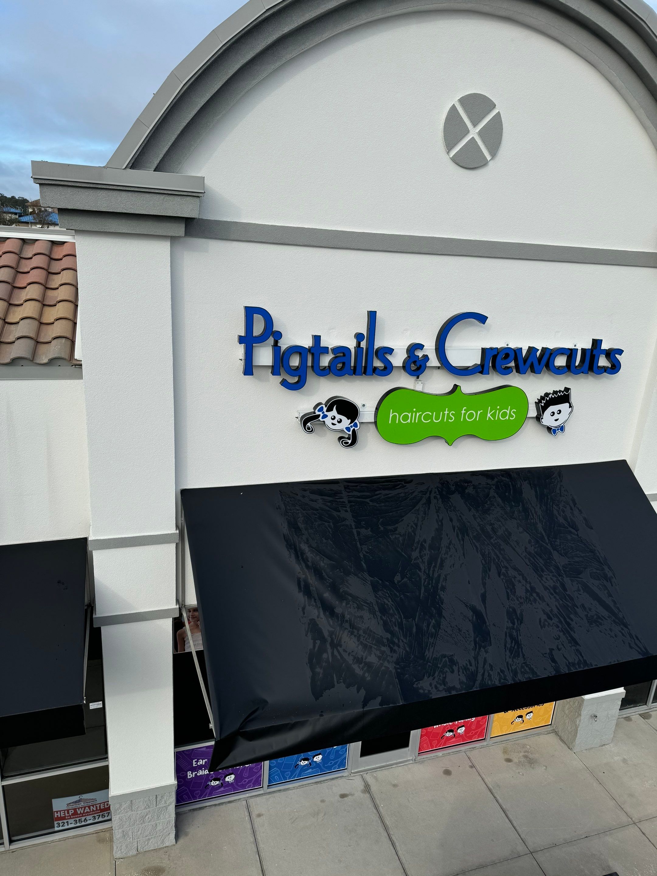 Pigtails & Crewcuts Channel Letters by SignCrafters