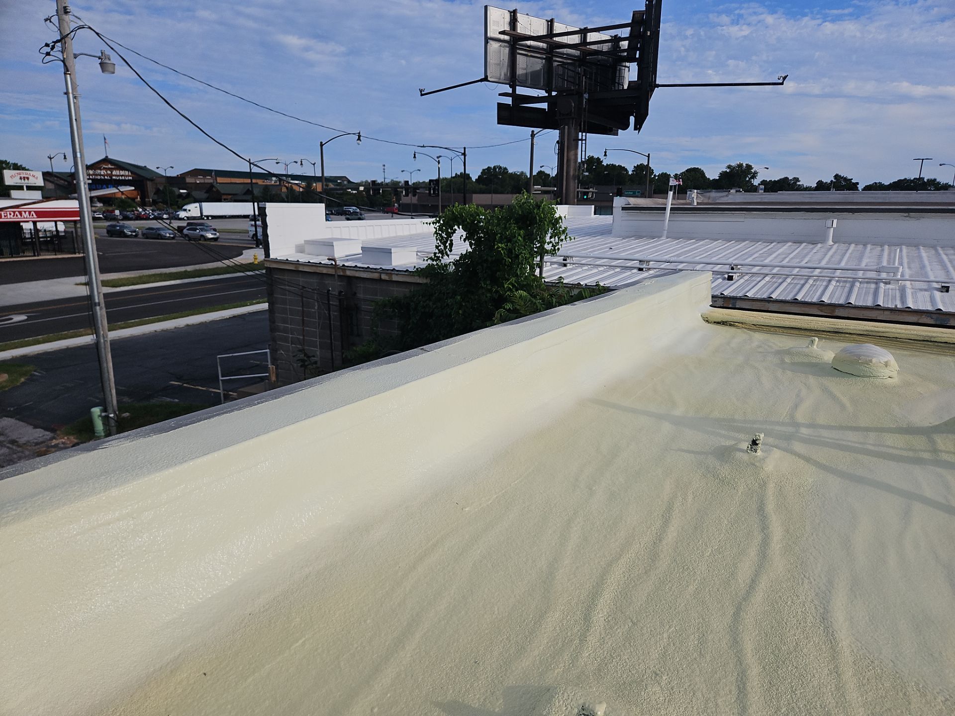 Commercial Roofing Install - SPF Foam & Coatings Restoration System - Color White  by Titan Commercial & Residential Roofing 