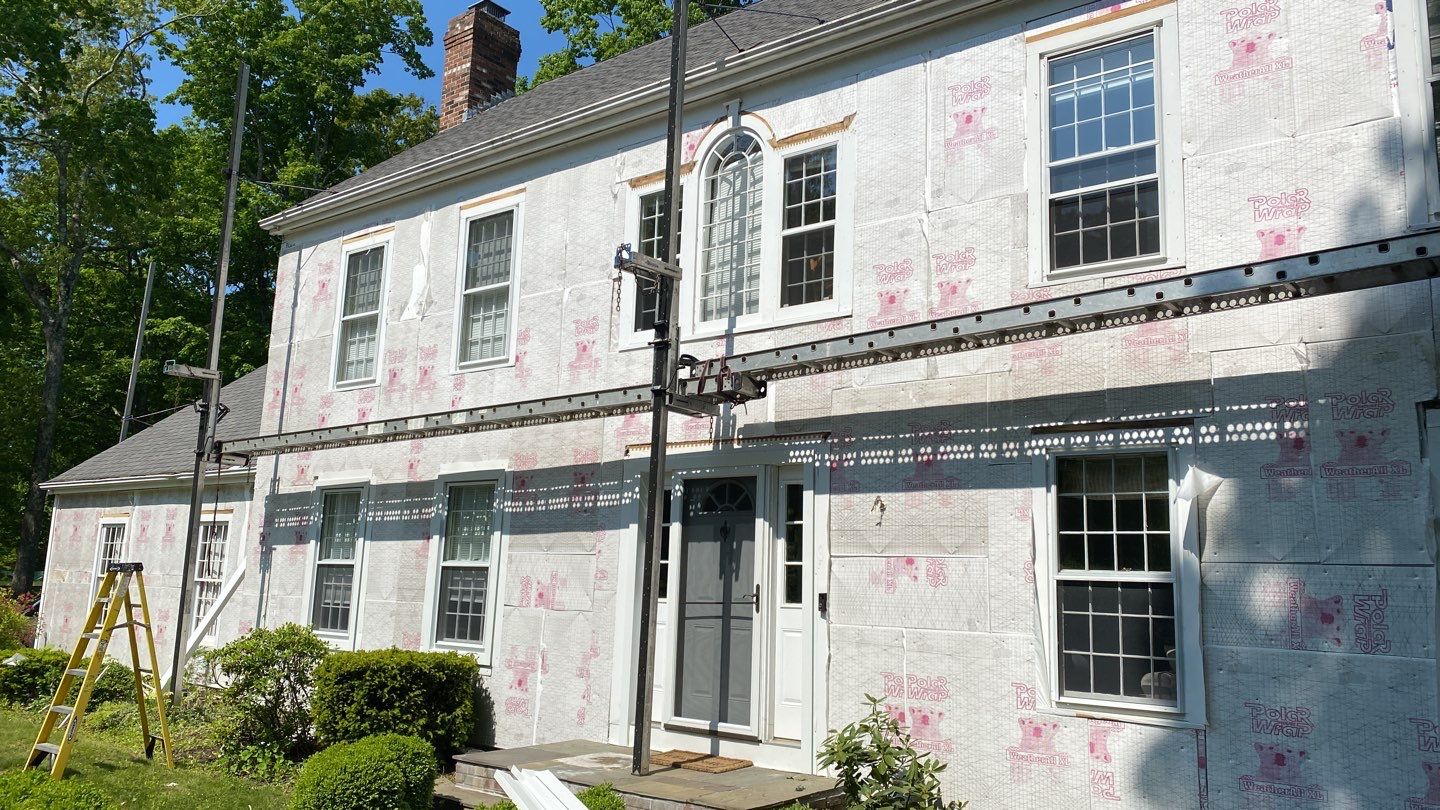 Siding Installation using certainteed monogram 4" double 4 by A Plus Exterior