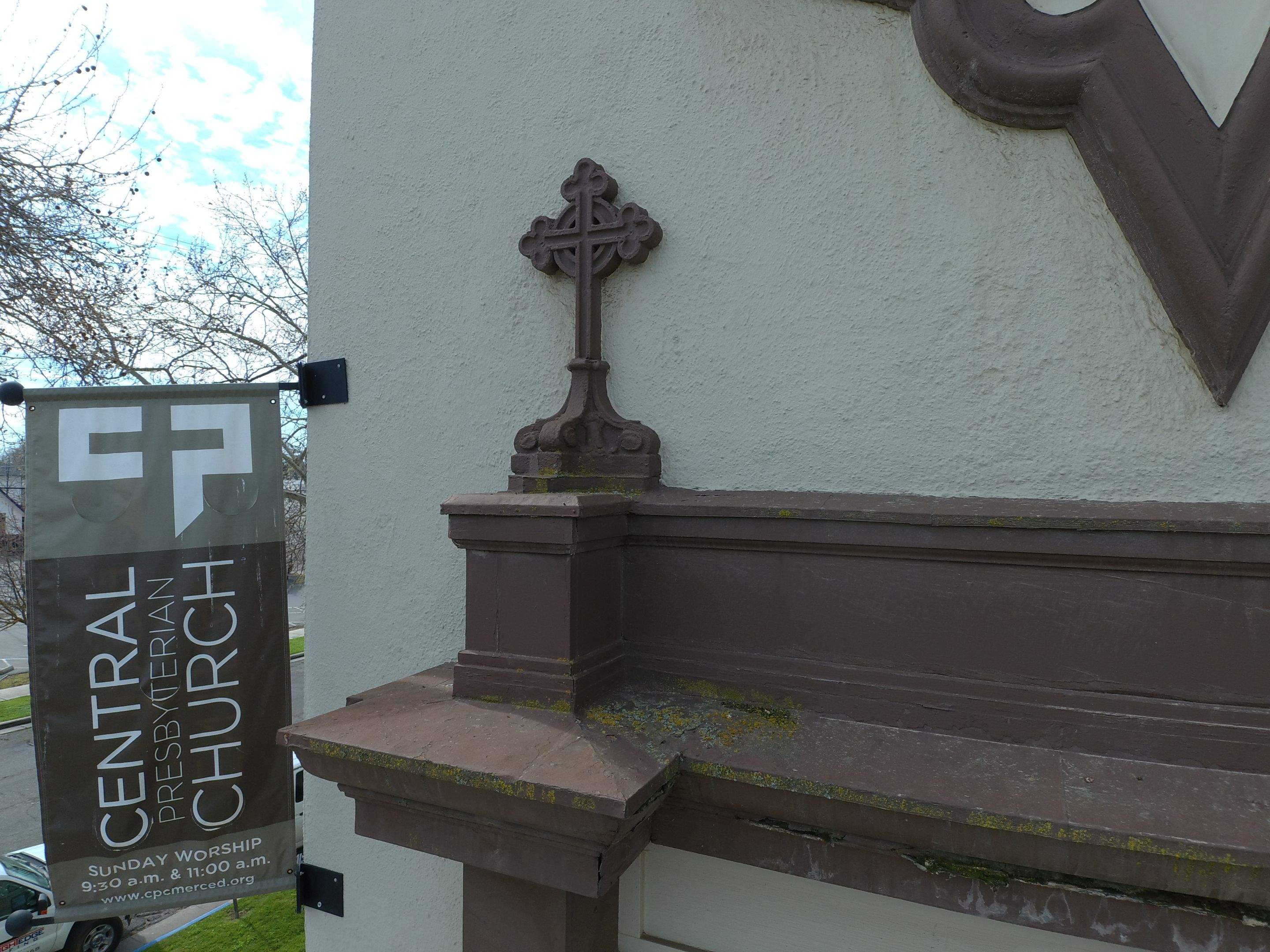  Presbyterian Church repairs to entrance architecture by Straight Edge Roofing Inc