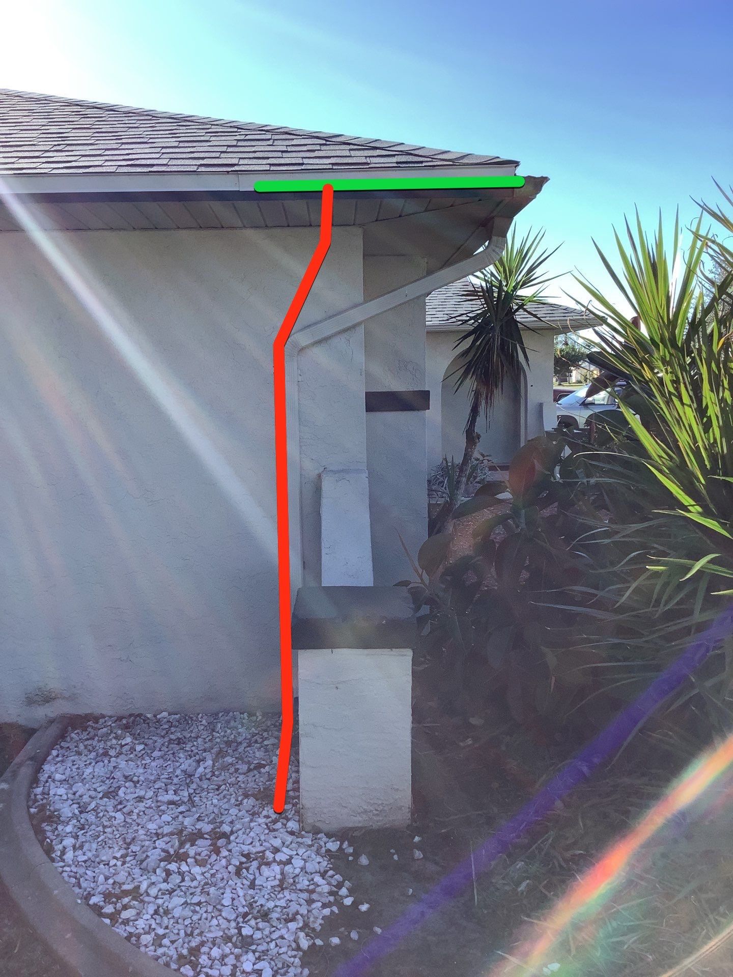 Splash Guard System Installation in Cape Coral FL by Gutter Professors