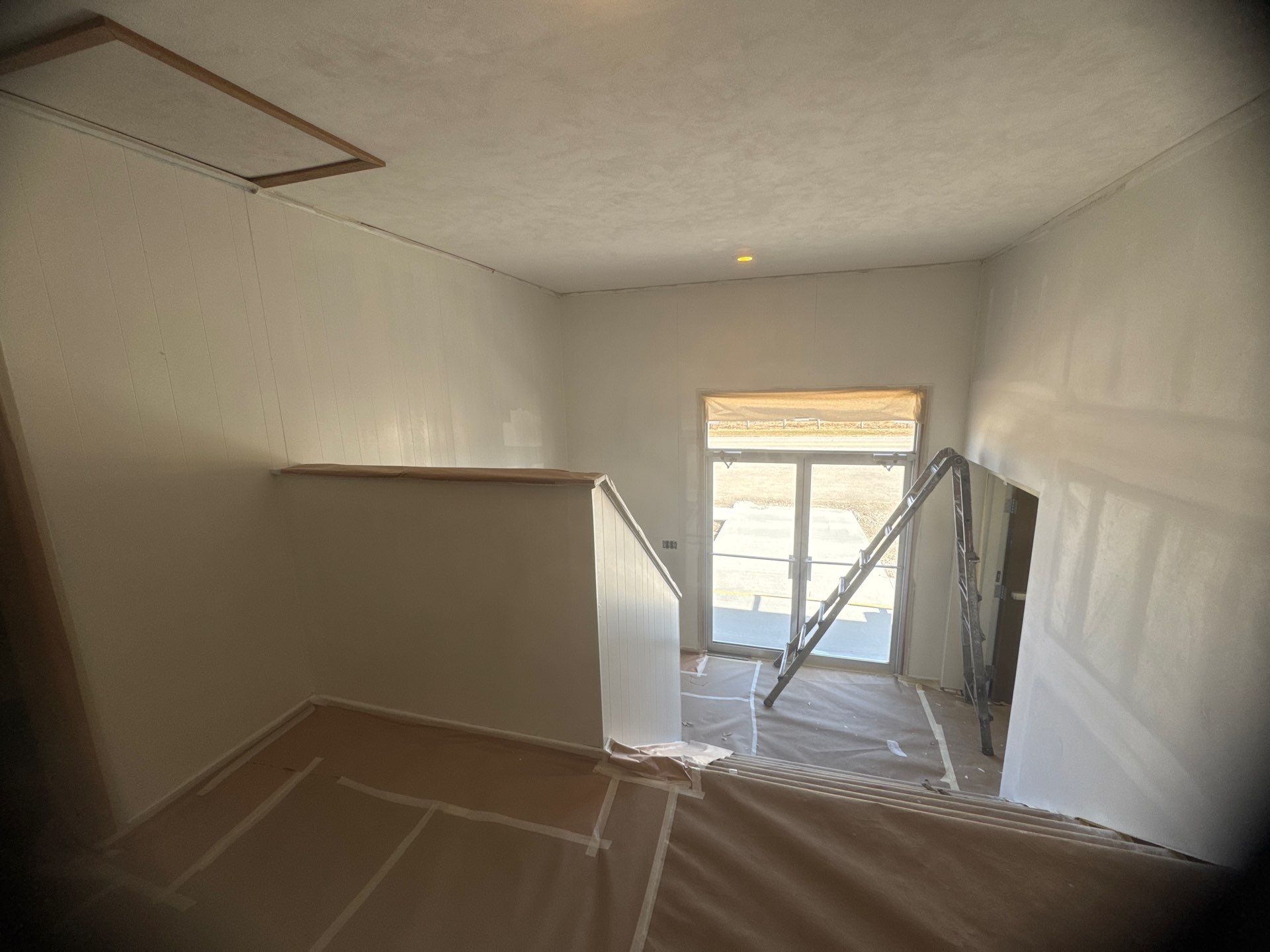 Interior Stairwell Transformation – Before & After by Midwest Paint LLC
