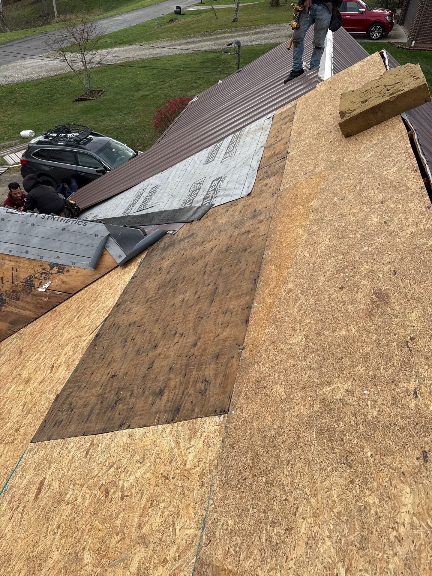 Residential Roofing Installation using Metal by Rainstoppers Roofing