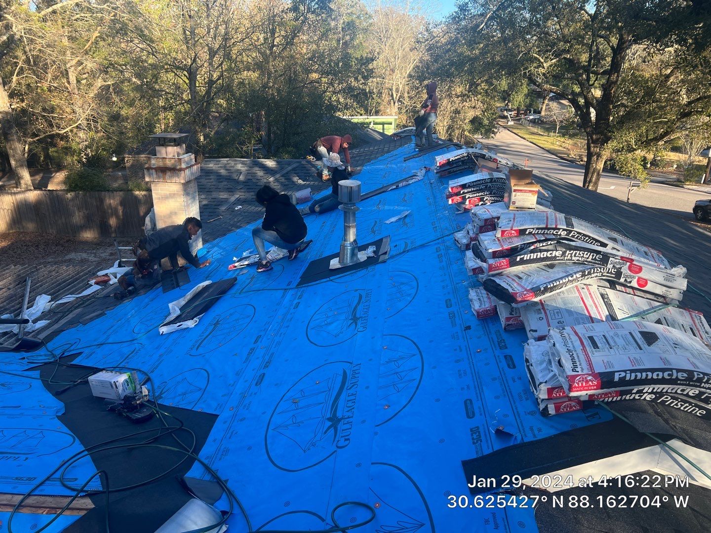 Roof replacement by American Roofing & Construction LLC