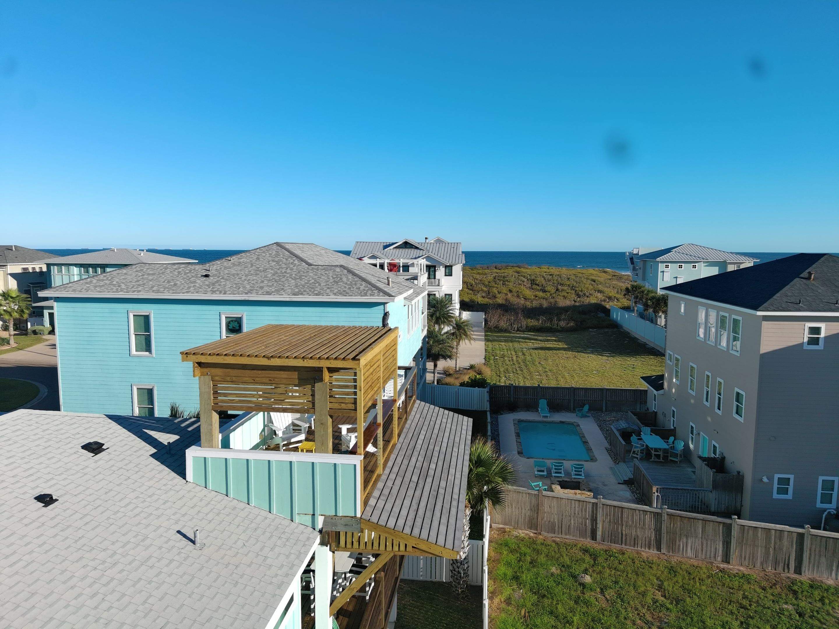Roof Top Clubhouse on the Beach by Bayfront Roofing and Construction