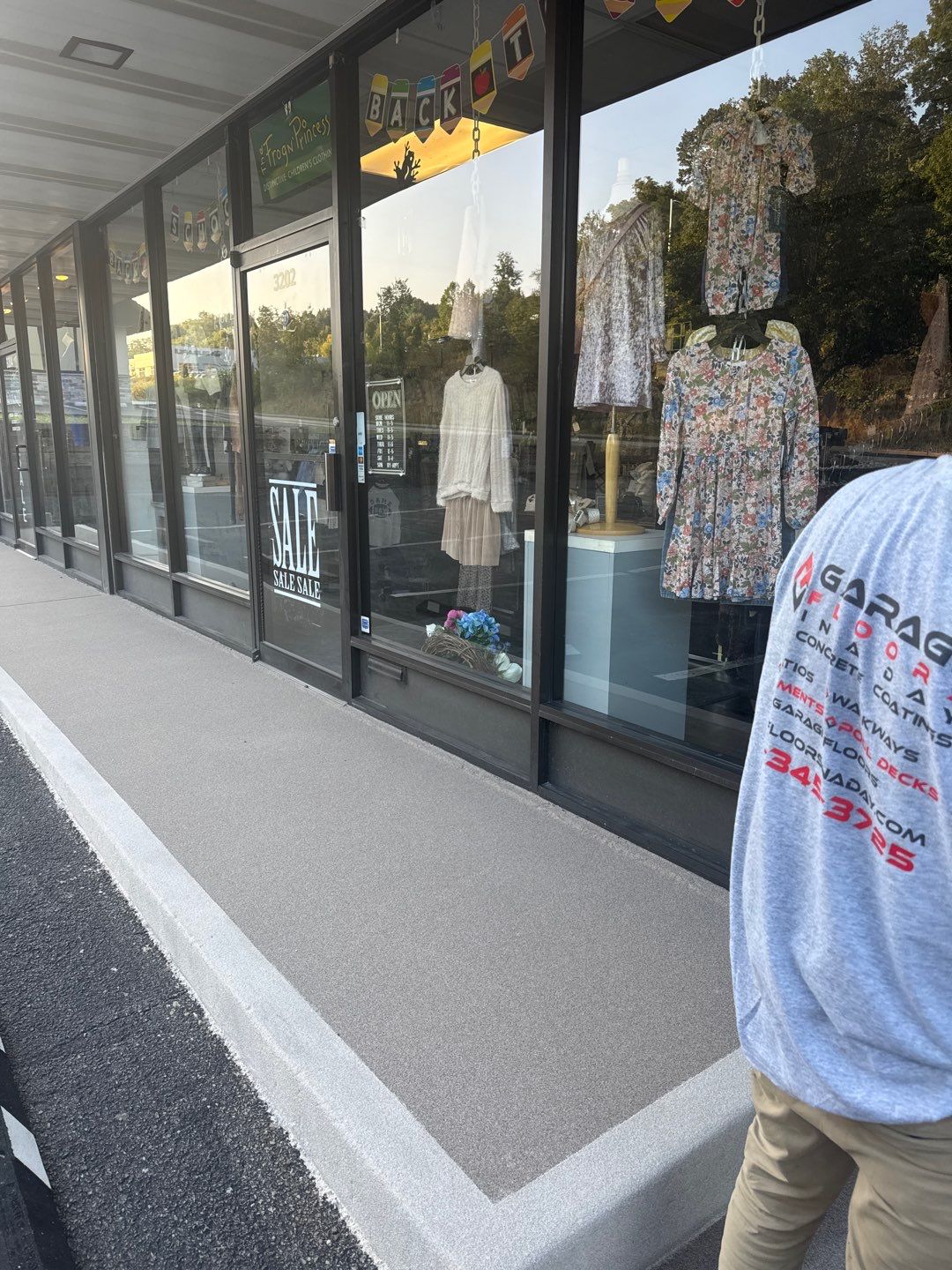 Sidewalk Project in McMurray by Floors in a Day, Inc