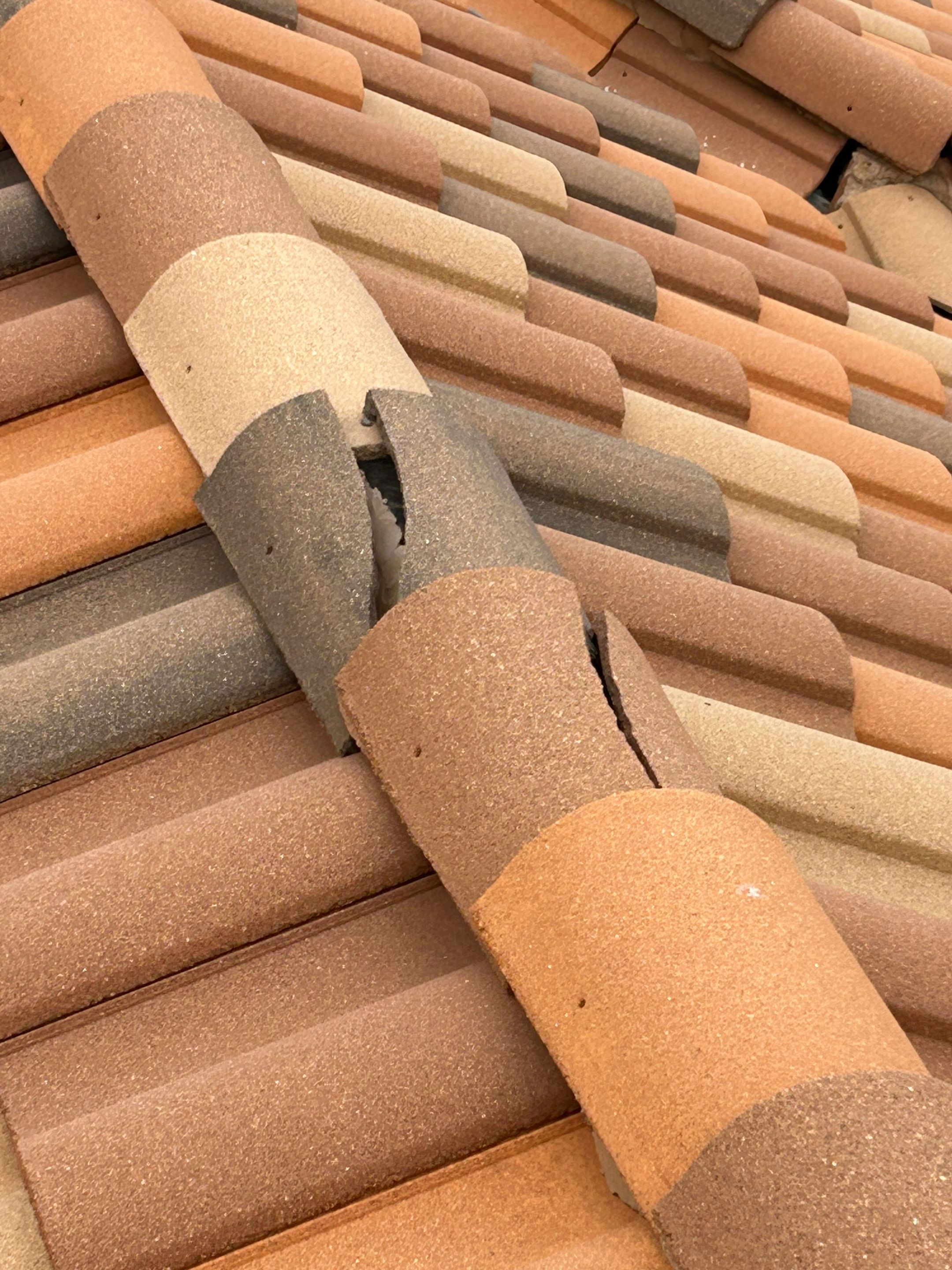 Residential Roofing Repair using tile by Roof Repair Company