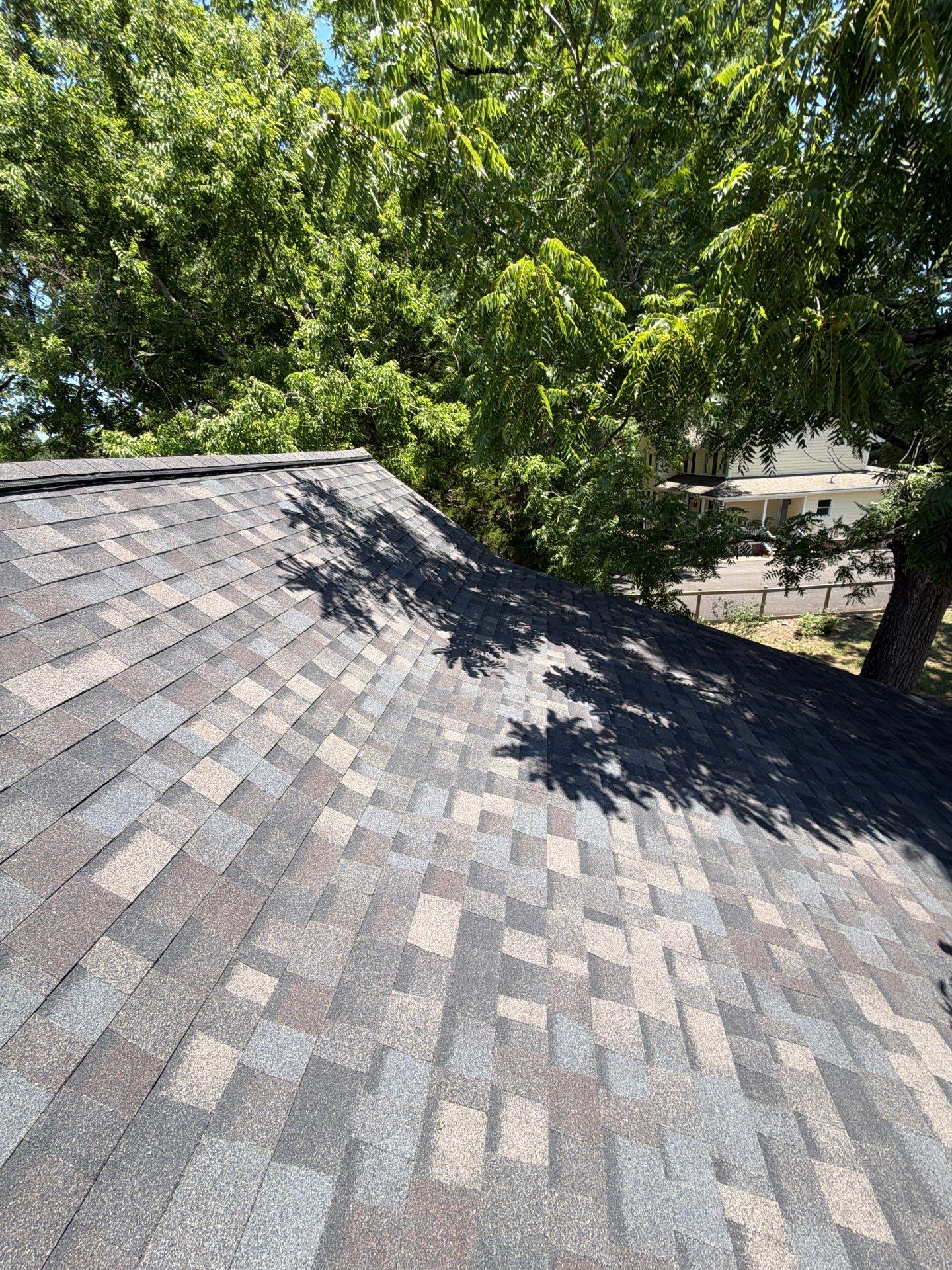 Complete Asphalt Shingle Roof Replacement and Sheathing Repair in Deltaville by Cade Construction