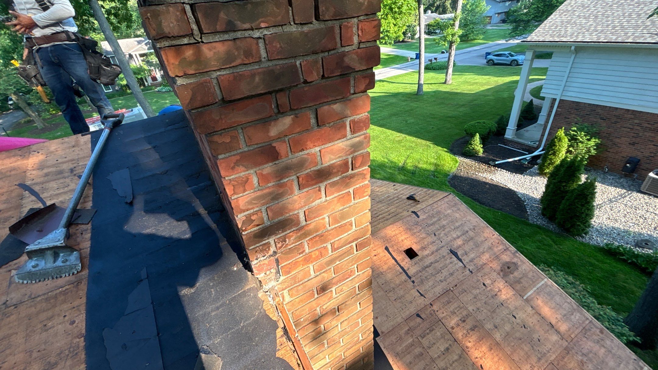 Roof Replacement using Owens Corning Teak by 180 Contractors