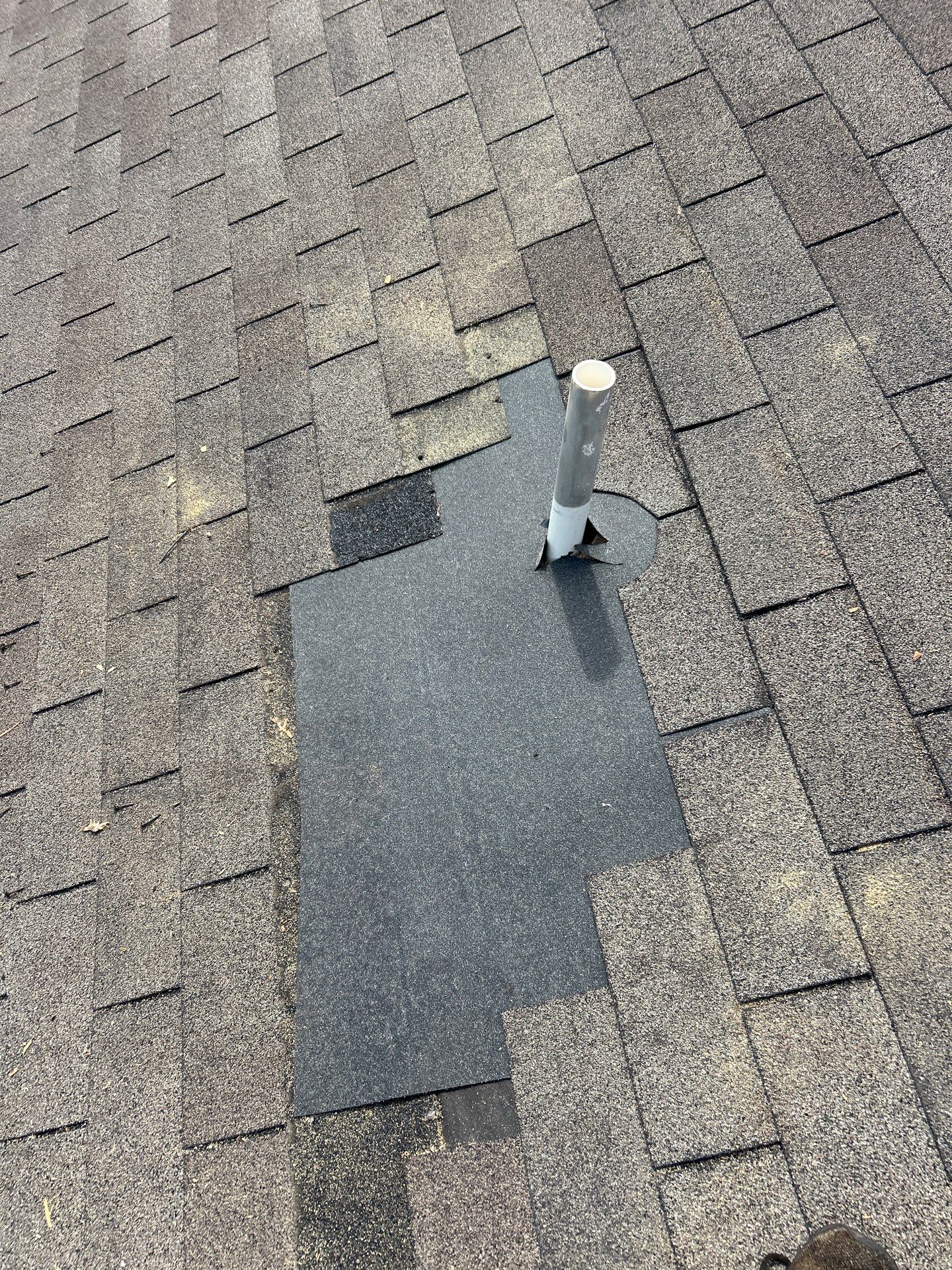 Hail Damage using Owen's Corning Duration (Lifetime) Shingles by Roof Repair Company