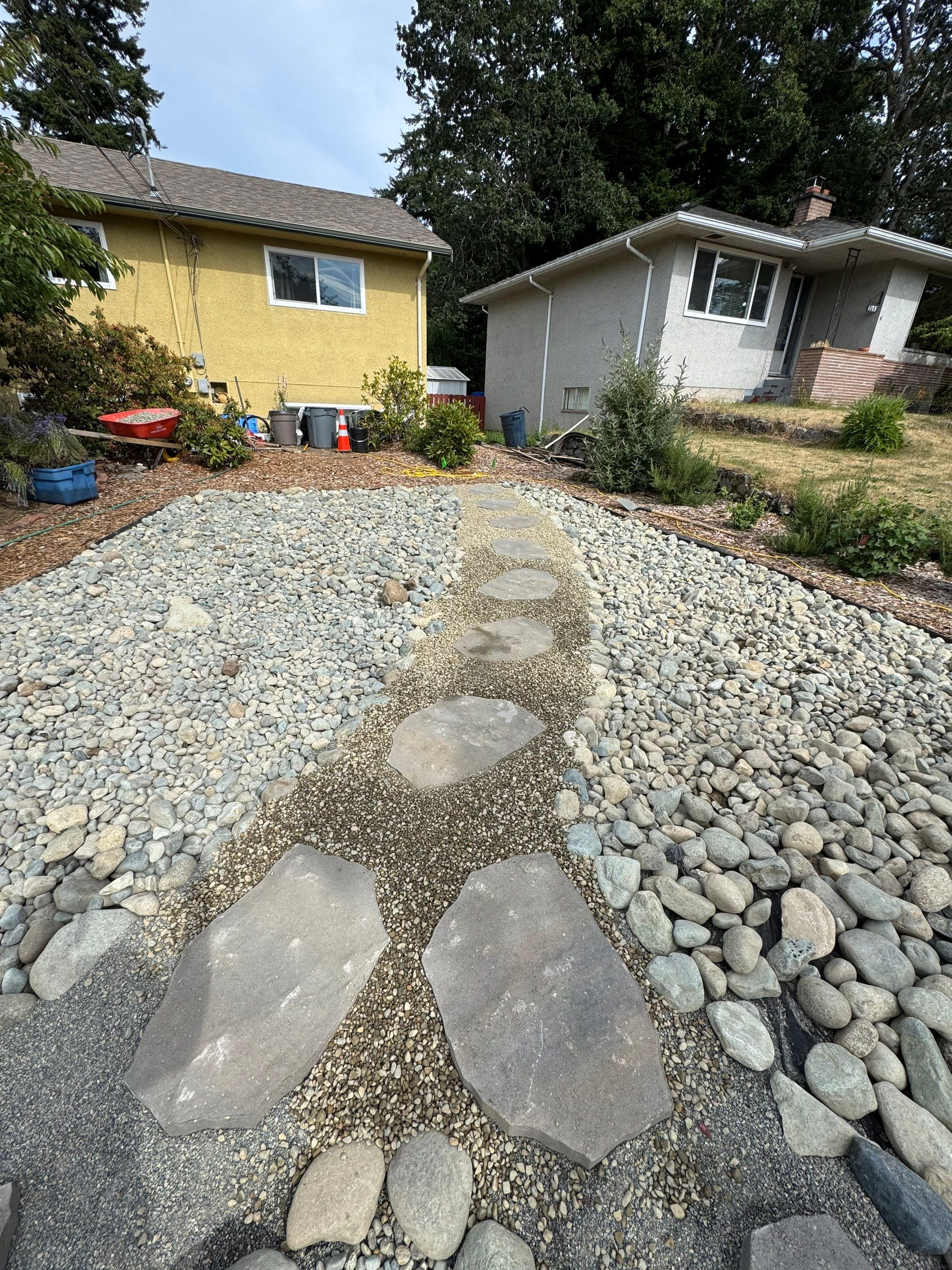 Front Yard Ecological Conversion – A West Coast-Inspired Low-Maintenance Oasis by Habanero Garden and Exterior Care