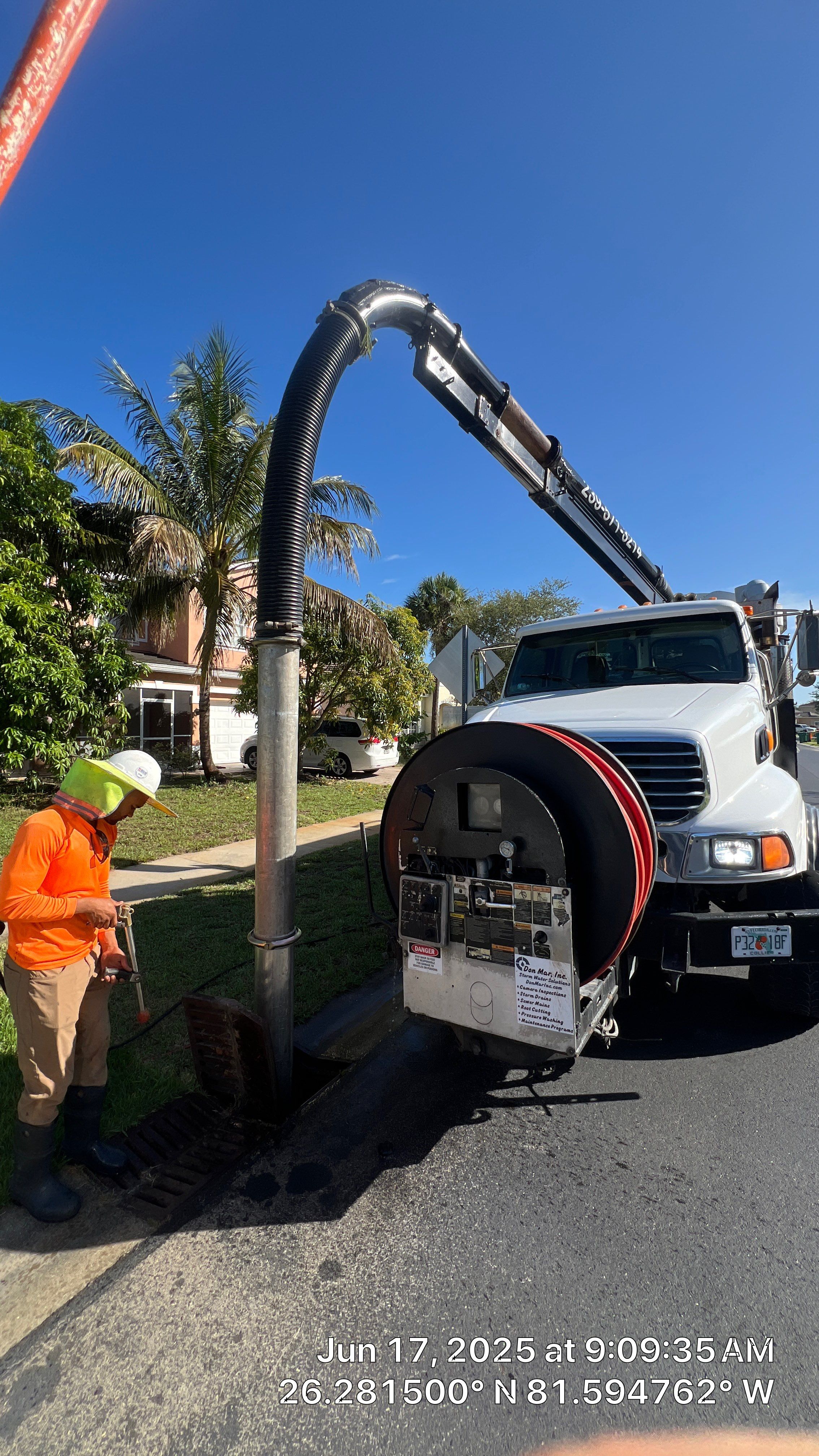 Naples Association Stormwater System Cleaning by Don Mar, Inc. Storm Water Solutions