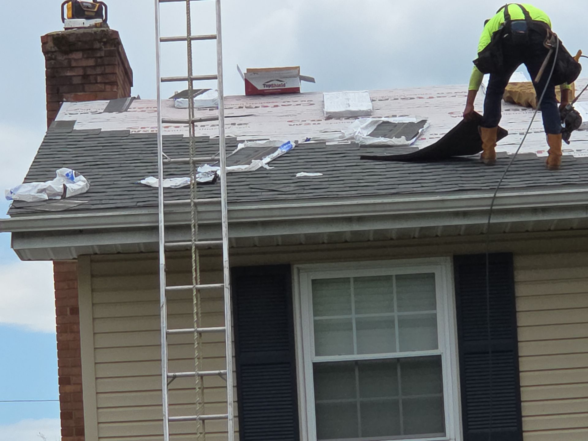Residential Roofing Installation using Platinum Shield Roofing System from Mr. Roofer by Mr. Roofer