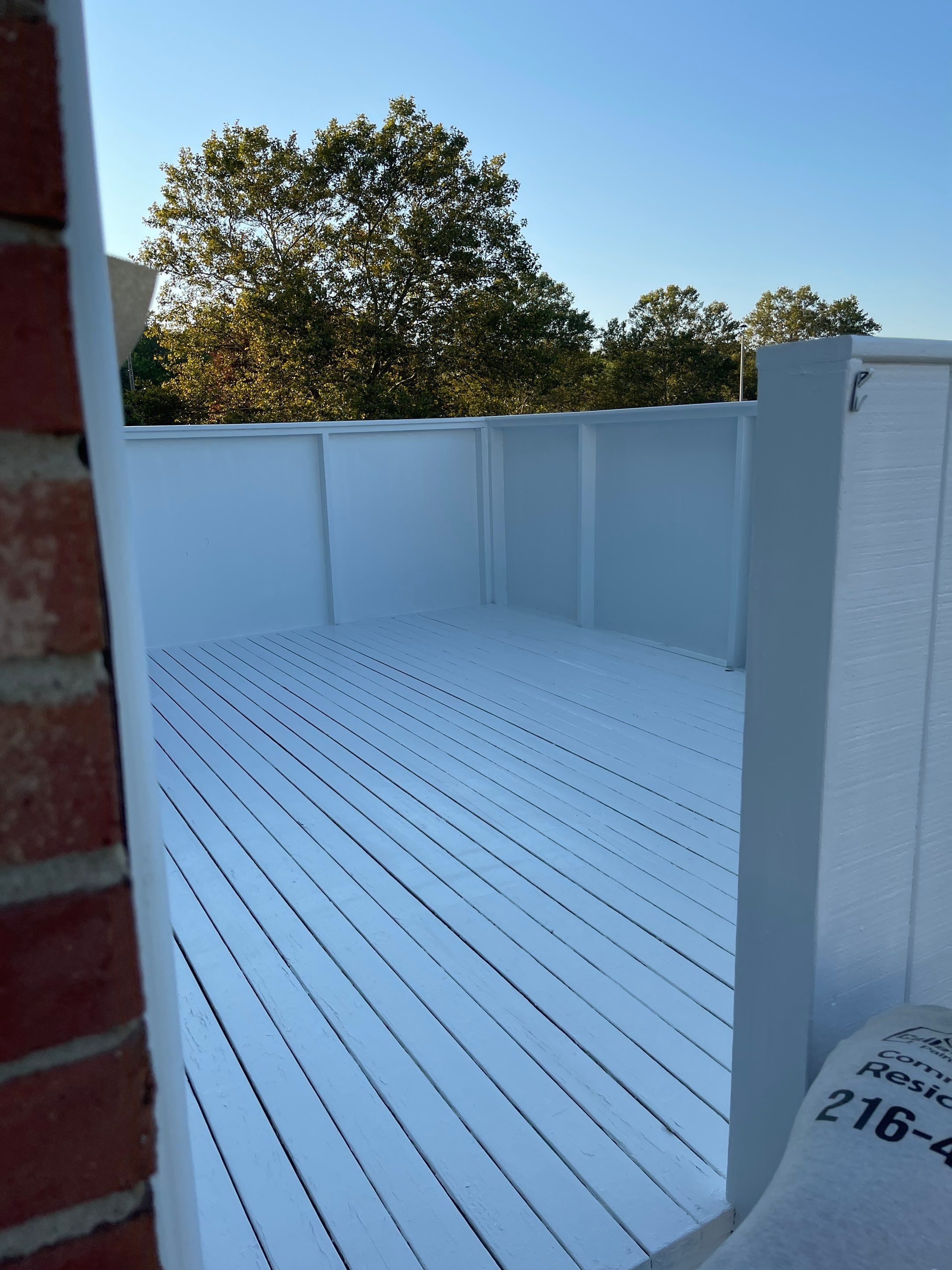 Deck Painting using Sherwin Williams Porch & Floor Enamel by Callaway Contracting LLC