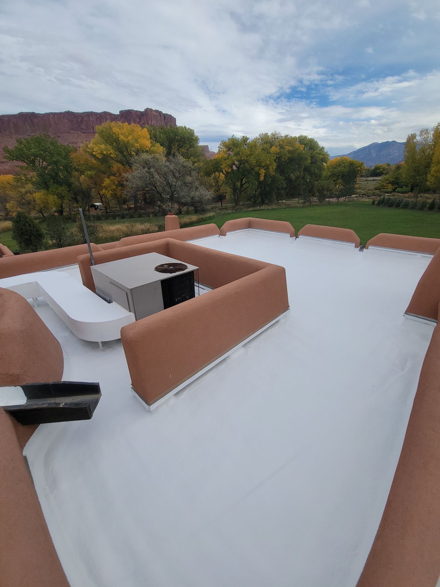 White Flat Roof Installation in Castle Valley, UT by Innovative Roofing Solutions