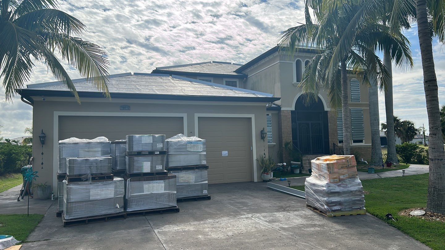 Punta Gorda Concrete Tile Roof Replacement by Four Peaks Roofing