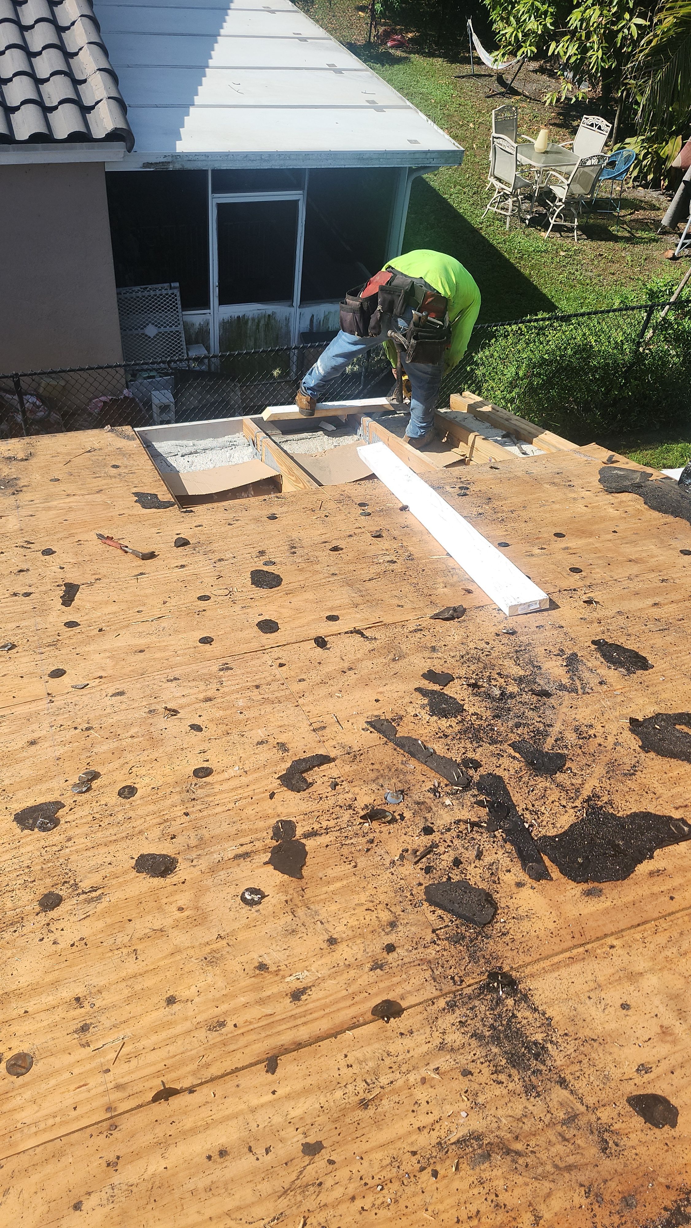 Residential Concrete Tile Roof Replacement and Deck Repair in Miramar by Aastro Roofing