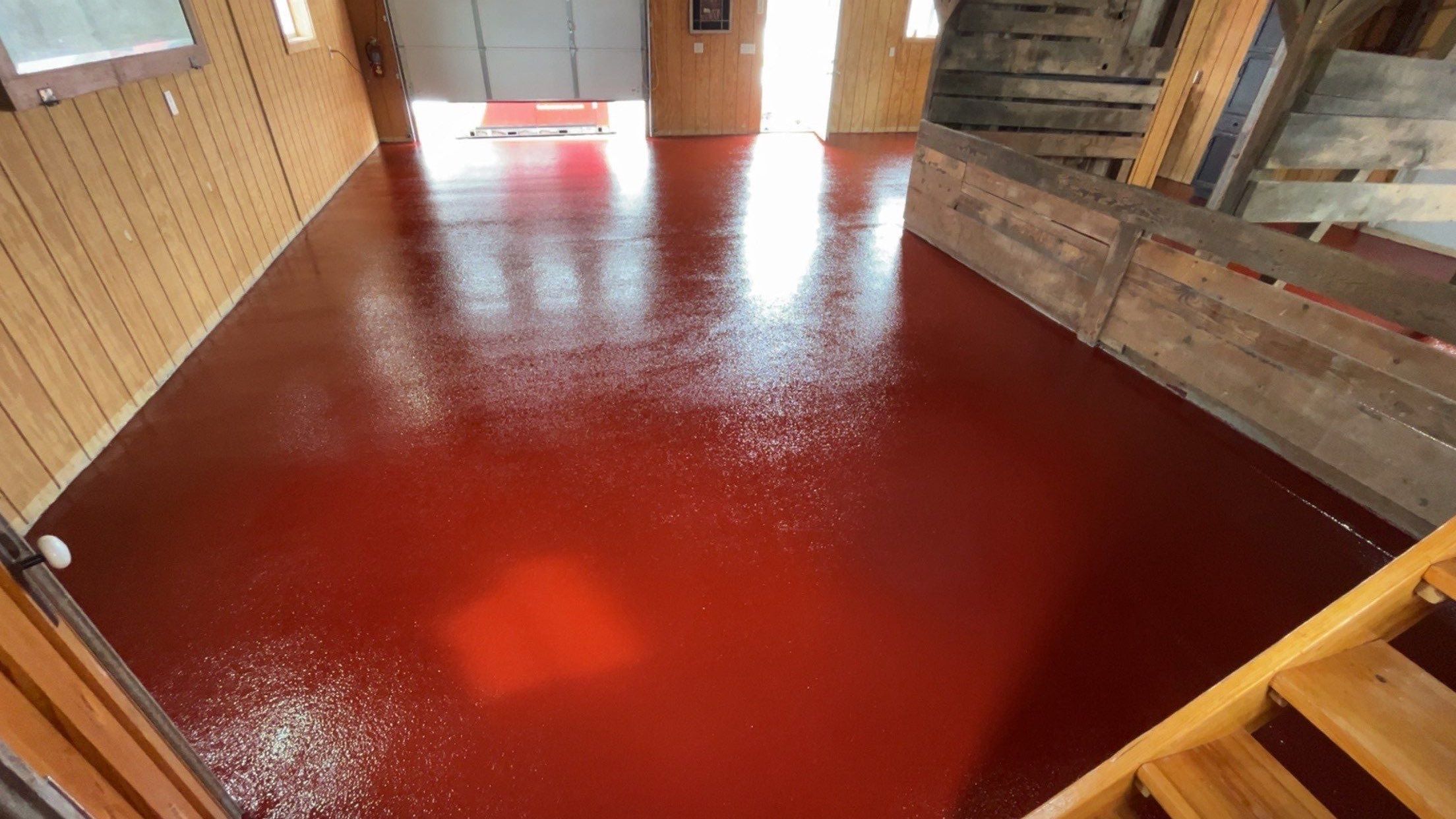 Tile Red by Granite Garage Floors