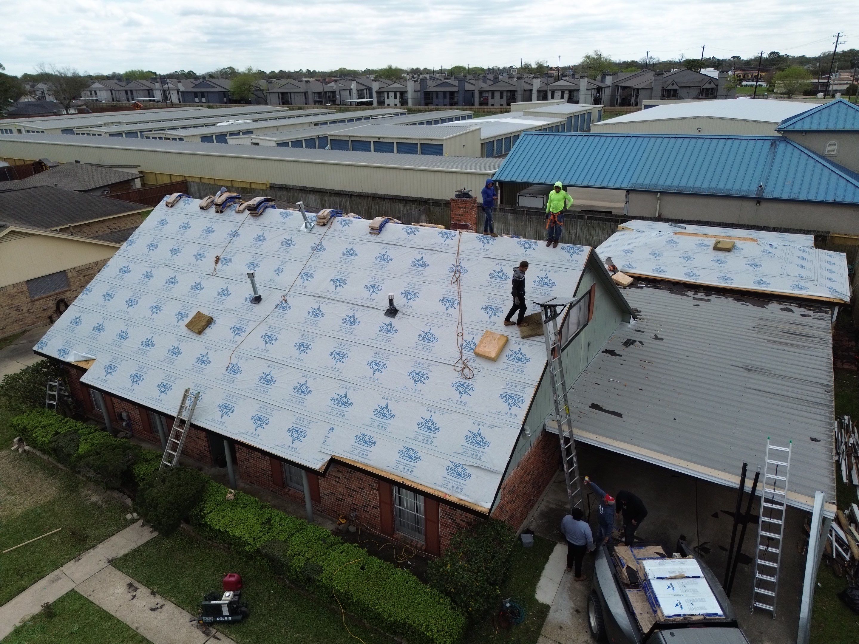 Roof Remplacement using Certainteed Patriot Shadow Black by CAP Roofing and Construction LLC