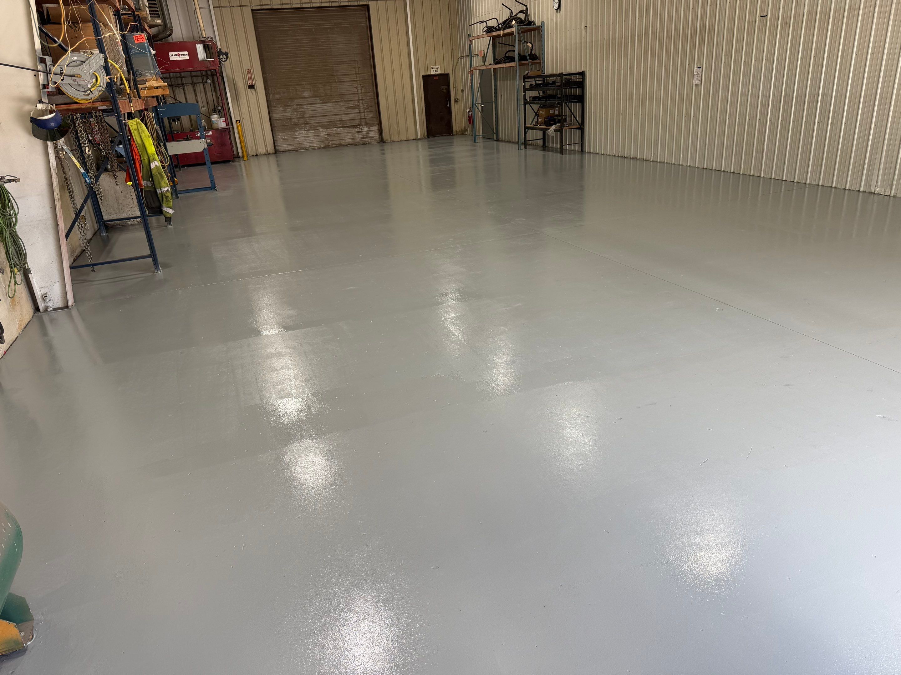 Commercial Concrete Coating and Floor Refinishing in Sioux Falls by Select Painting, Coatings & Garage Cabinets
