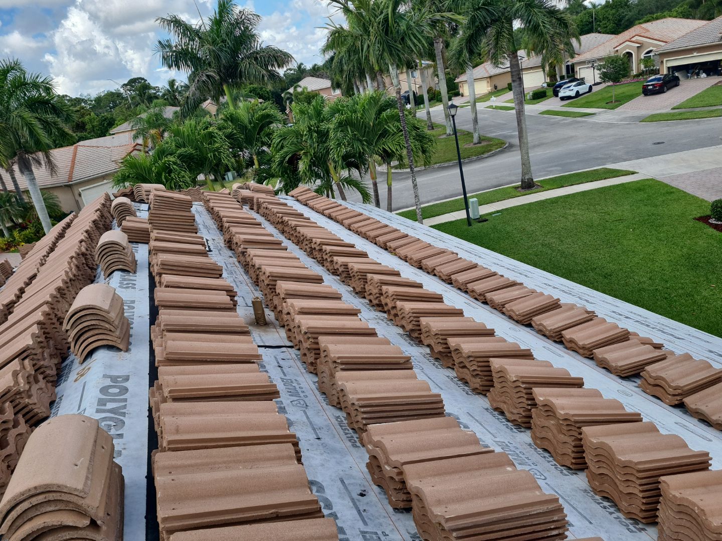 Residential Roofing Installation using Eagle Roofing Tile by BLUES BROTHERS ROOFING