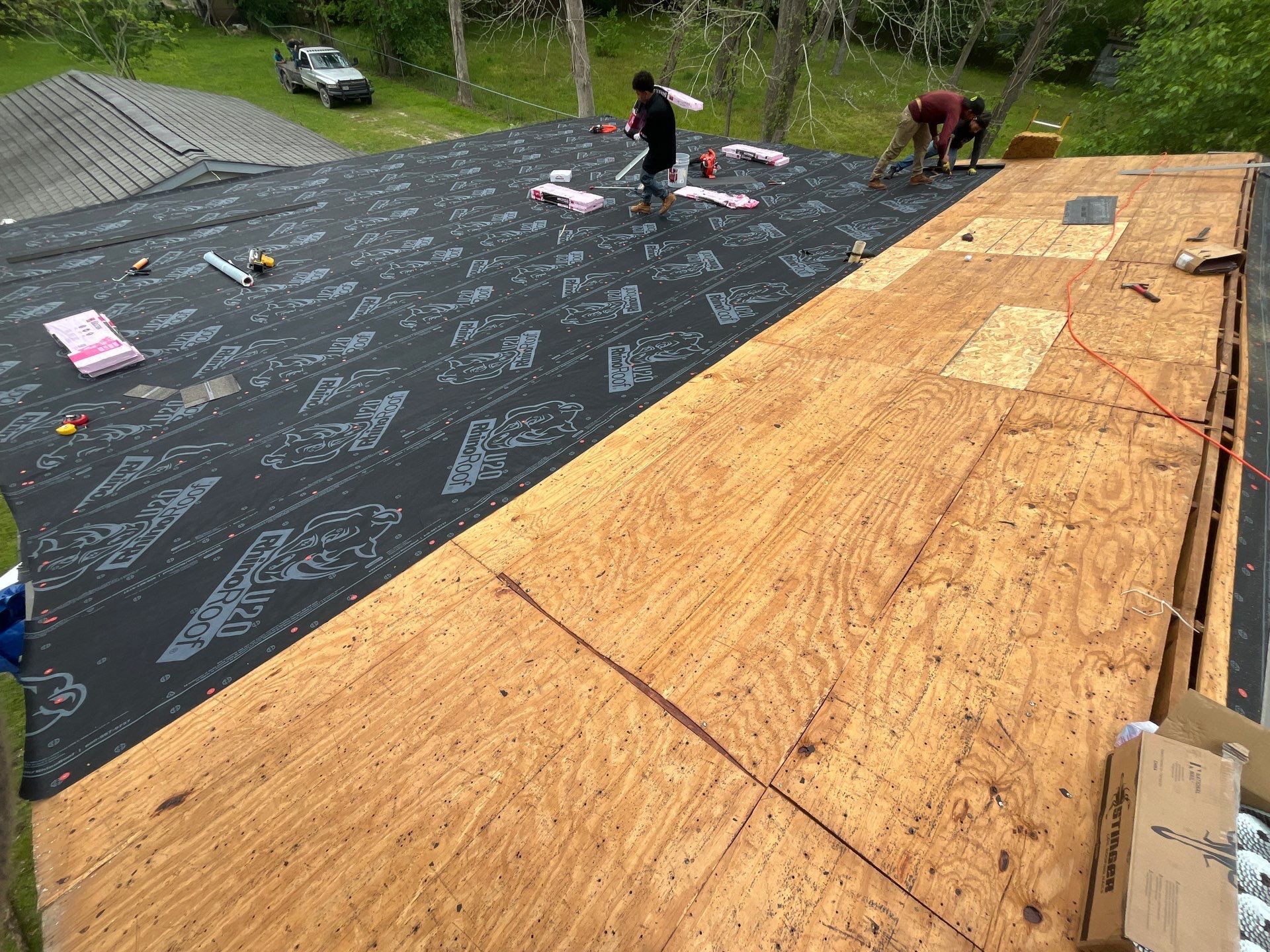 Residential Roofing Repair using Owen's Corning Duration (Lifetime) Shingles by Roof Repair Company