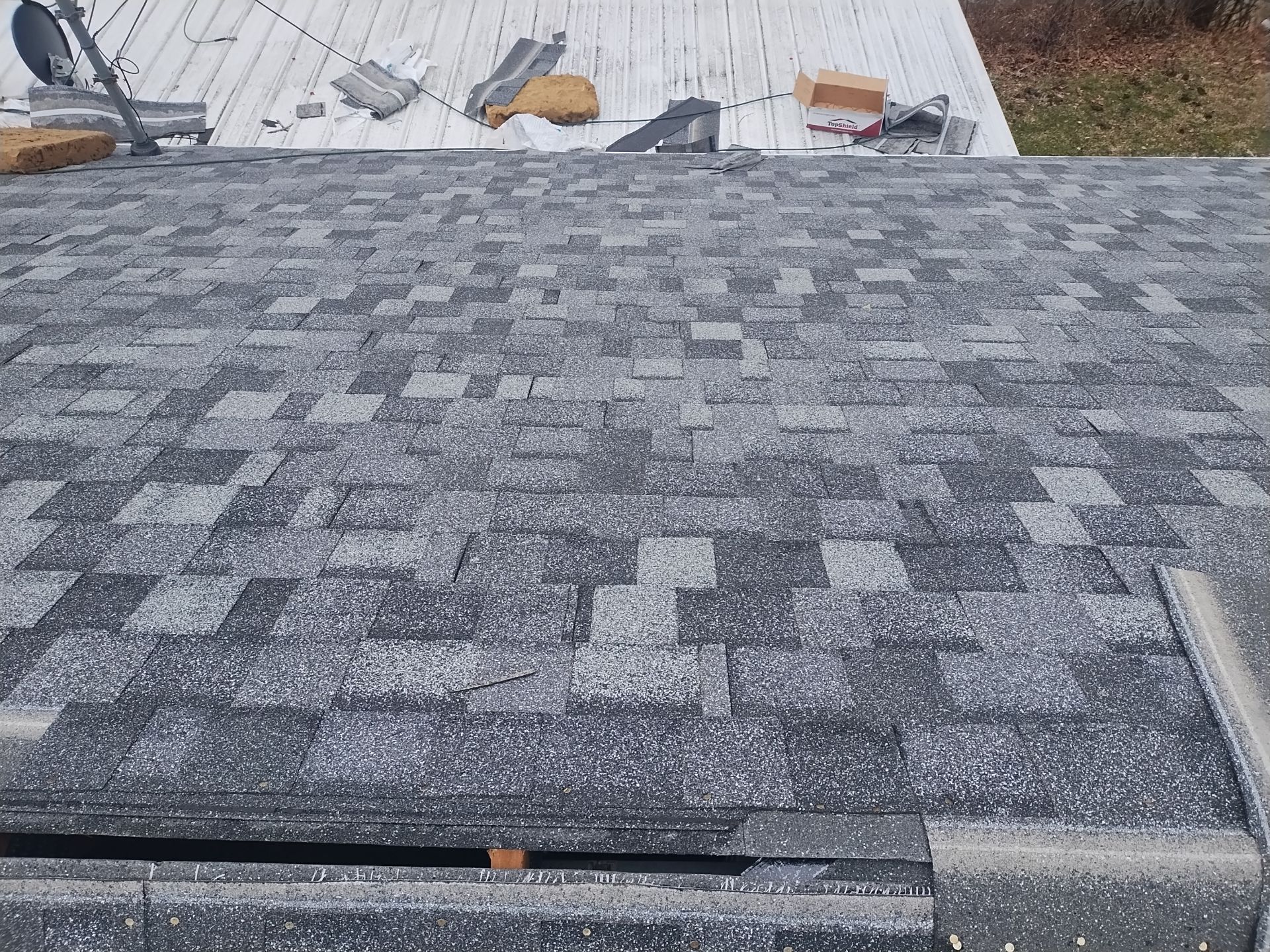 Residential Roofing Installation using Performance Shingles by Mr. Roofer