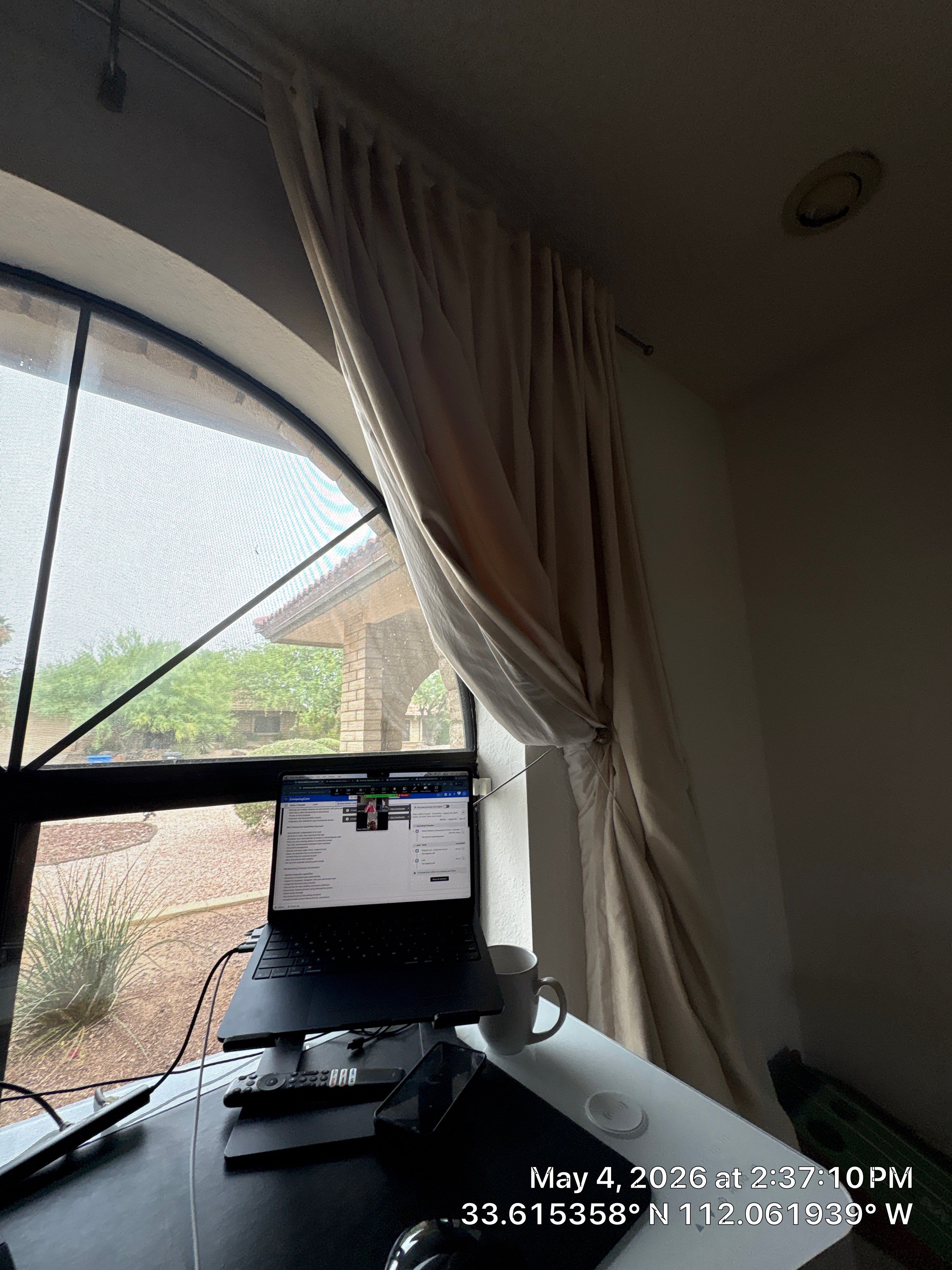 Comprehensive Home Office AV Update and TV Mounting in Phoenix by CompanyCam Sales Demo