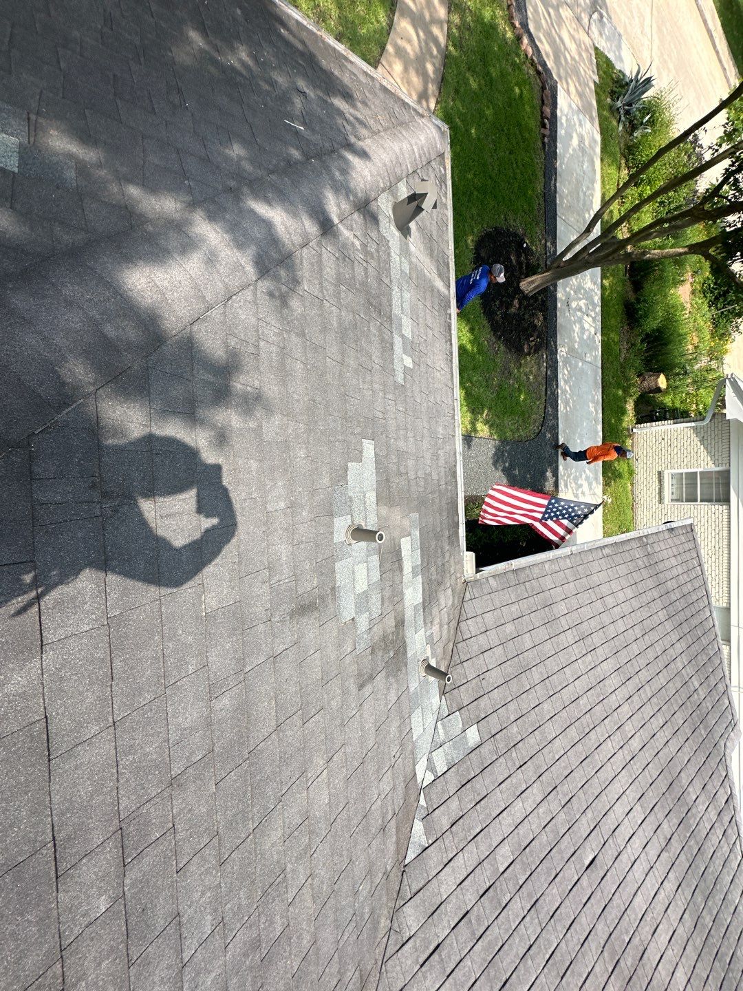 Hail Damage using Owen's Corning Duration (Lifetime) Shingles by Roof Repair Company
