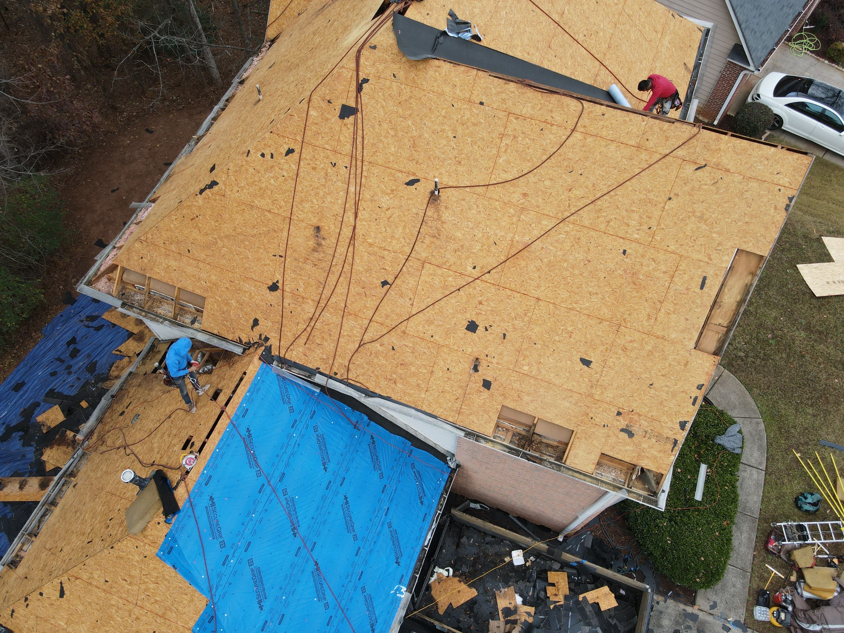 Residential Roofing Installation using Owens Corning by Inspector Roofing and Restoration