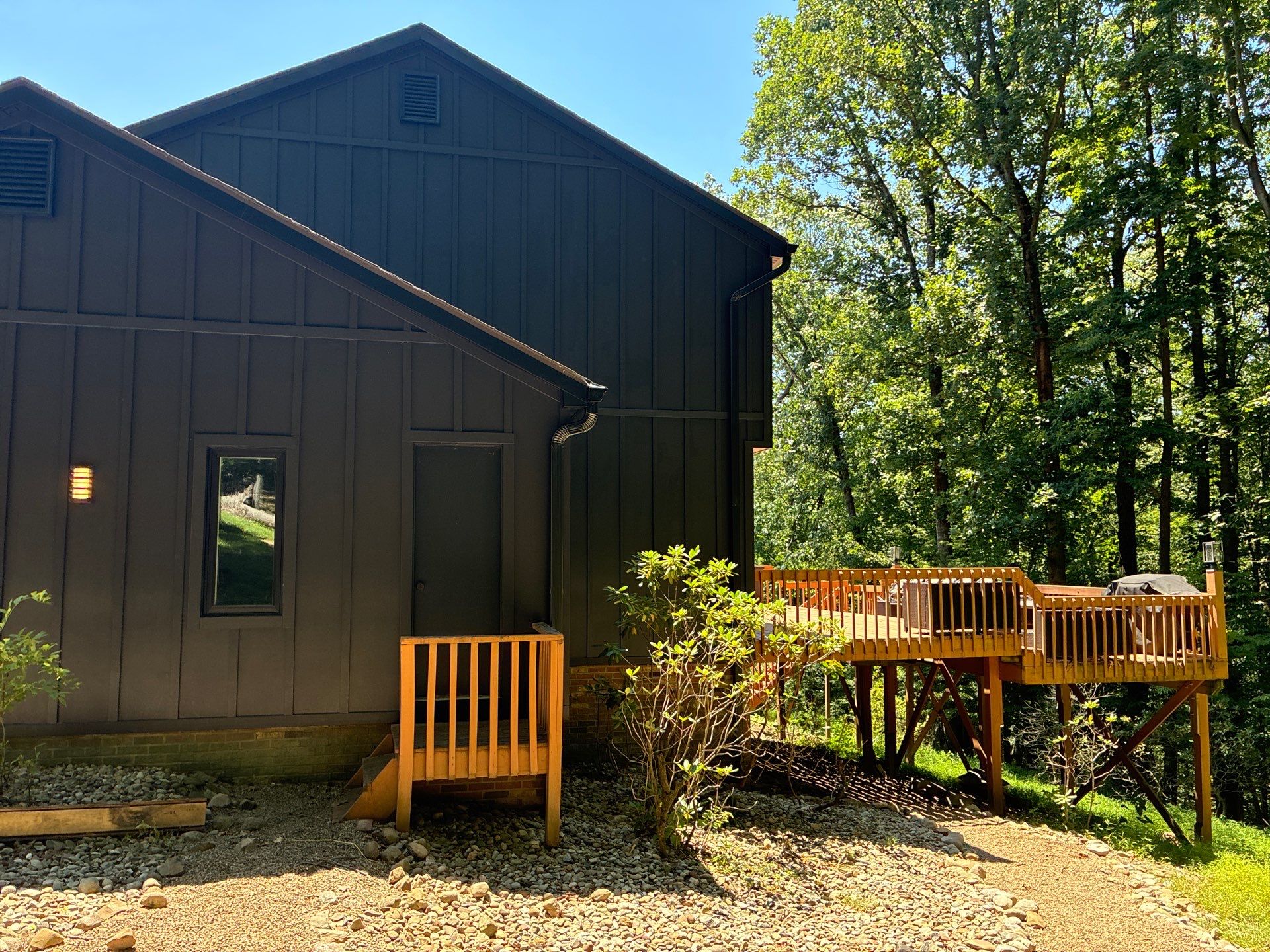 James Hardie Board and Batten Midnight Black Renovation in Wexford by Ideal Siding Pittsburgh