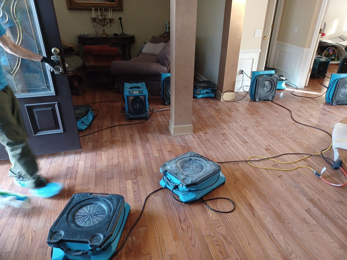 Project in West Bloomfield by EzDry Water Mitigation & Property Restoration