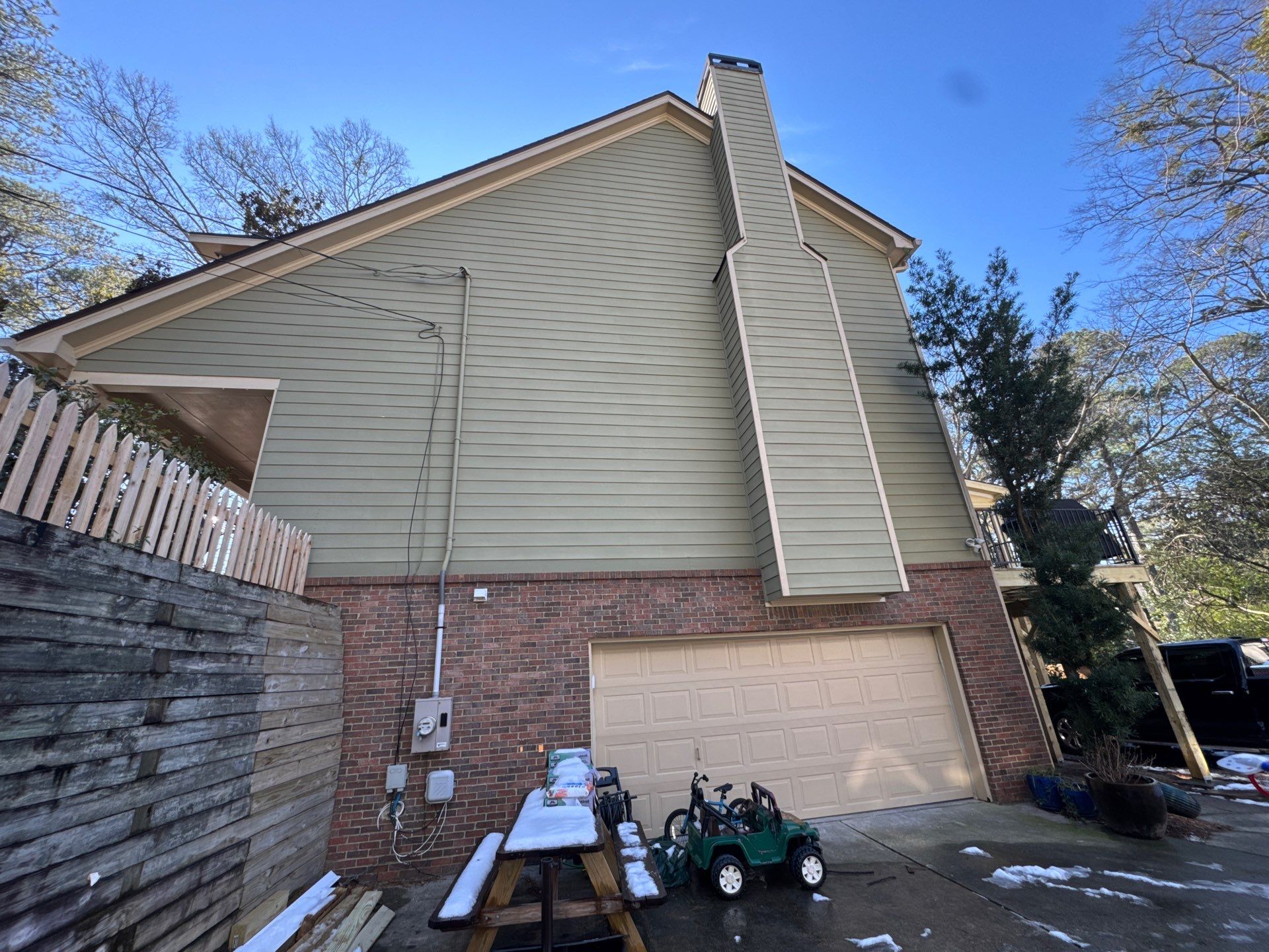 Full Exterior Home Painting and Trim Update in Atlanta by Swift Home Renovations